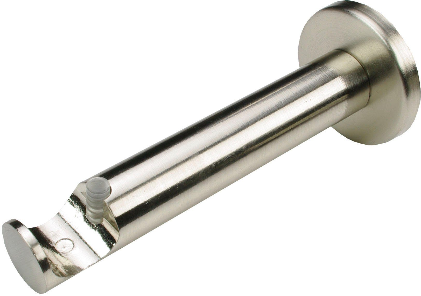 Liedeco Gardinenstangenhalter Träger, Auflageträger 1-läufig "France" - 1 Stück, Gardinenstangen, Vorhangstangen, (1-St), Halter, Träger für Stangen, Rohre 20 mm