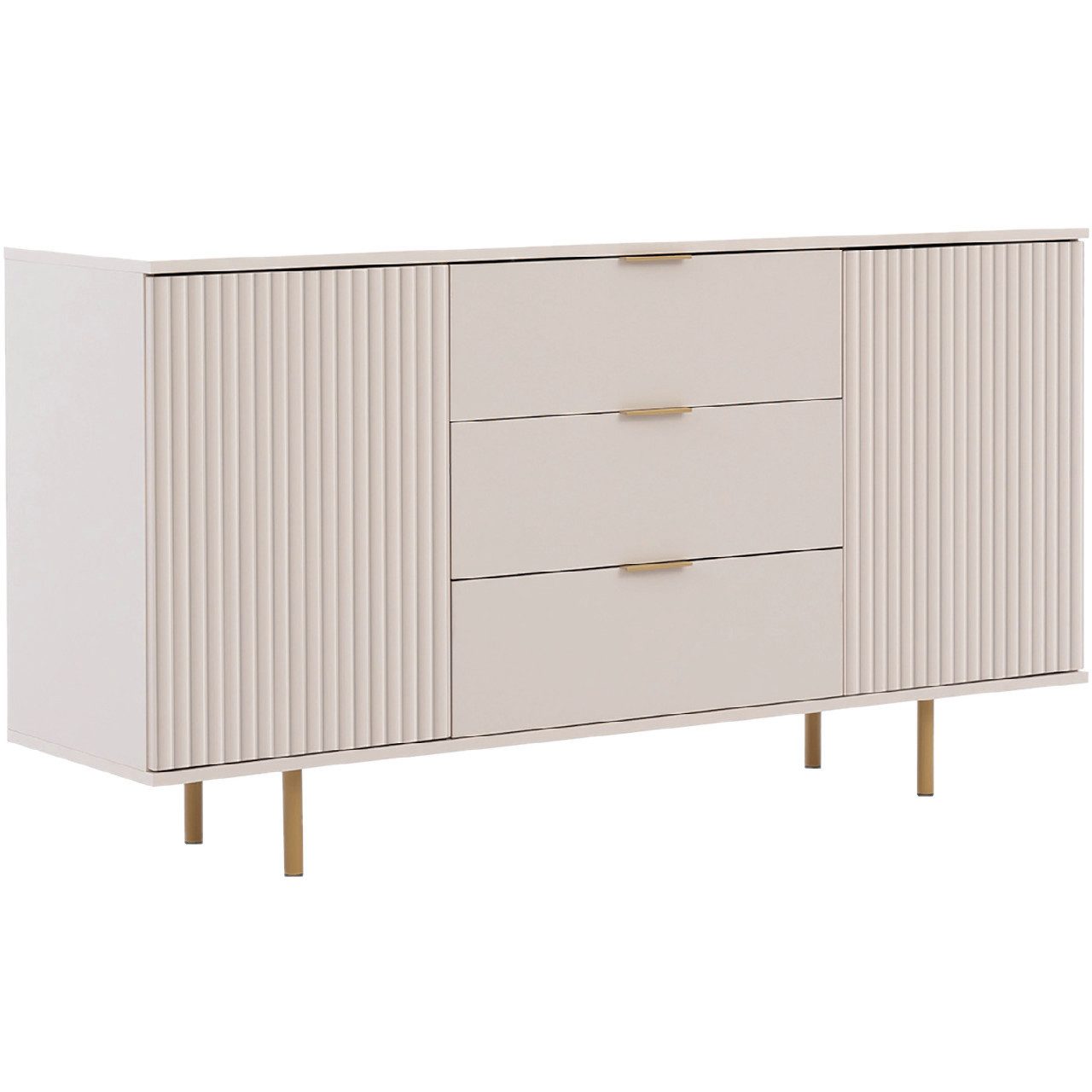Kommode Kommode Sideboard Beistellschrank NUBI 02 kaschmir