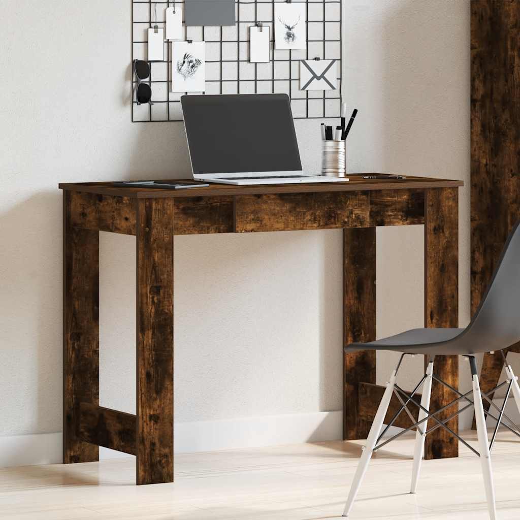 vidaXL Schreibtisch Schreibtisch Räuchereiche 100x45x75 cm günstig online kaufen