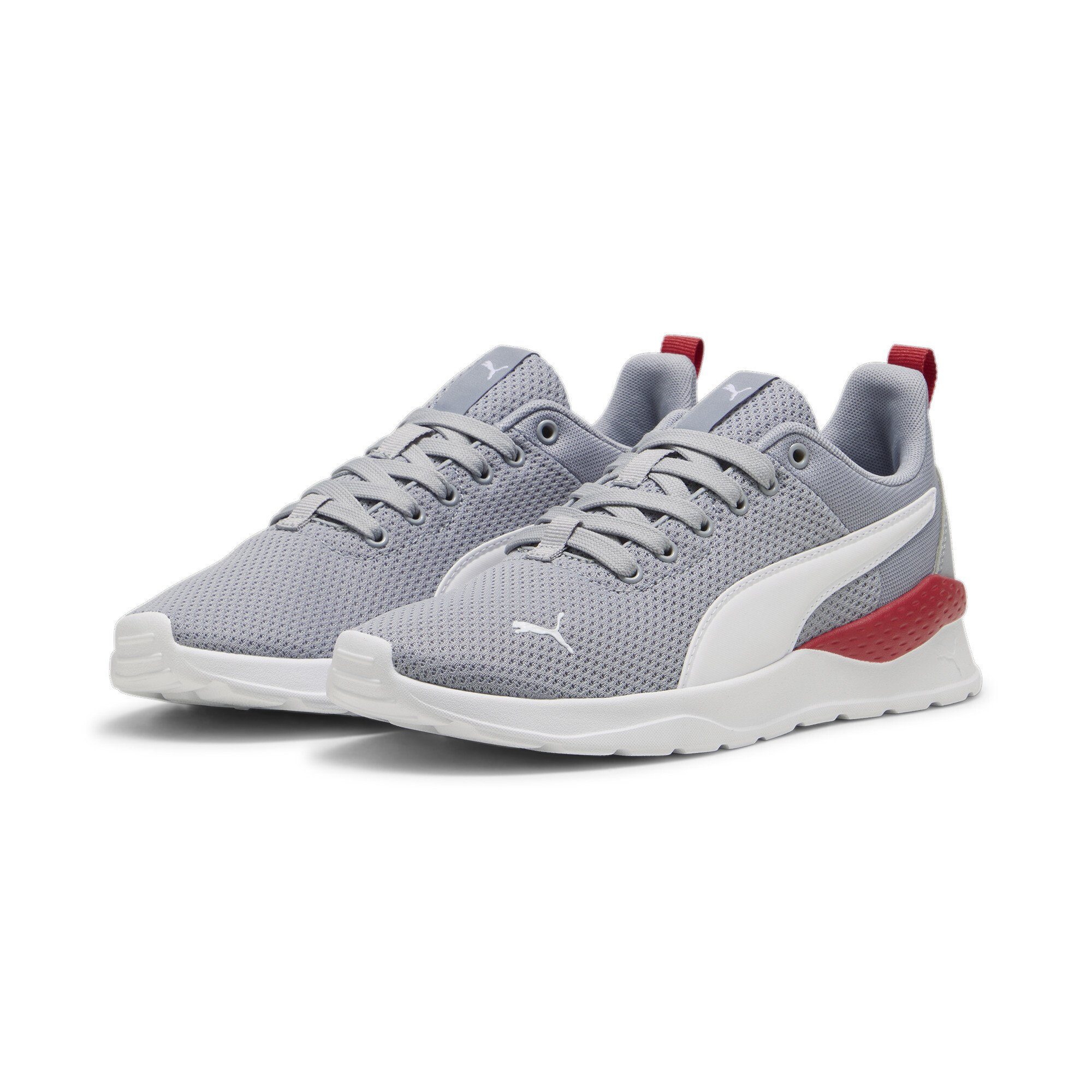 Lite Gray White Fog Anzarun Laufschuh Club Red PUMA Jugendliche Sneakers