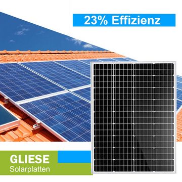 GLIESE Solarmodul 120W Solarpanel Mono Photovoltaik Solarmodul