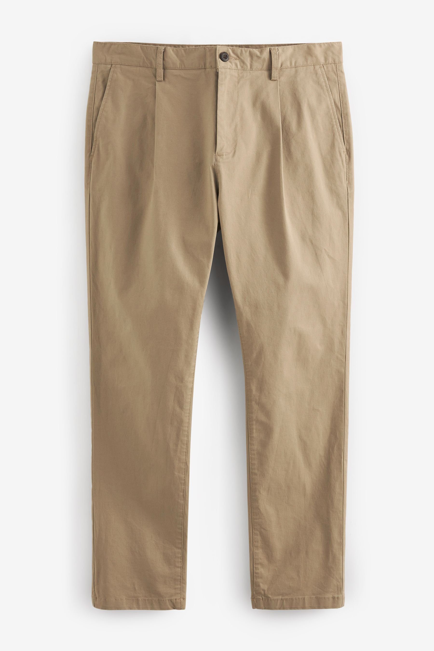 Next Chinohose StretchChinohose mit Bundfalte im Slim Fit (1tlg), Aktuelle Mode & Accessoires