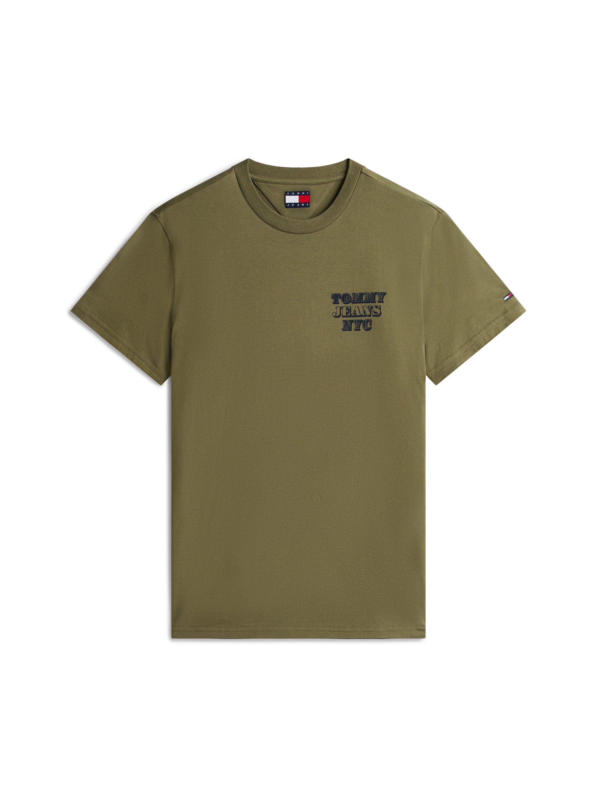 Tommy Jeans T-Shirt TJM ENTRY BILLS slim fit, Jersey, Rundhals – Bild 4 von 5