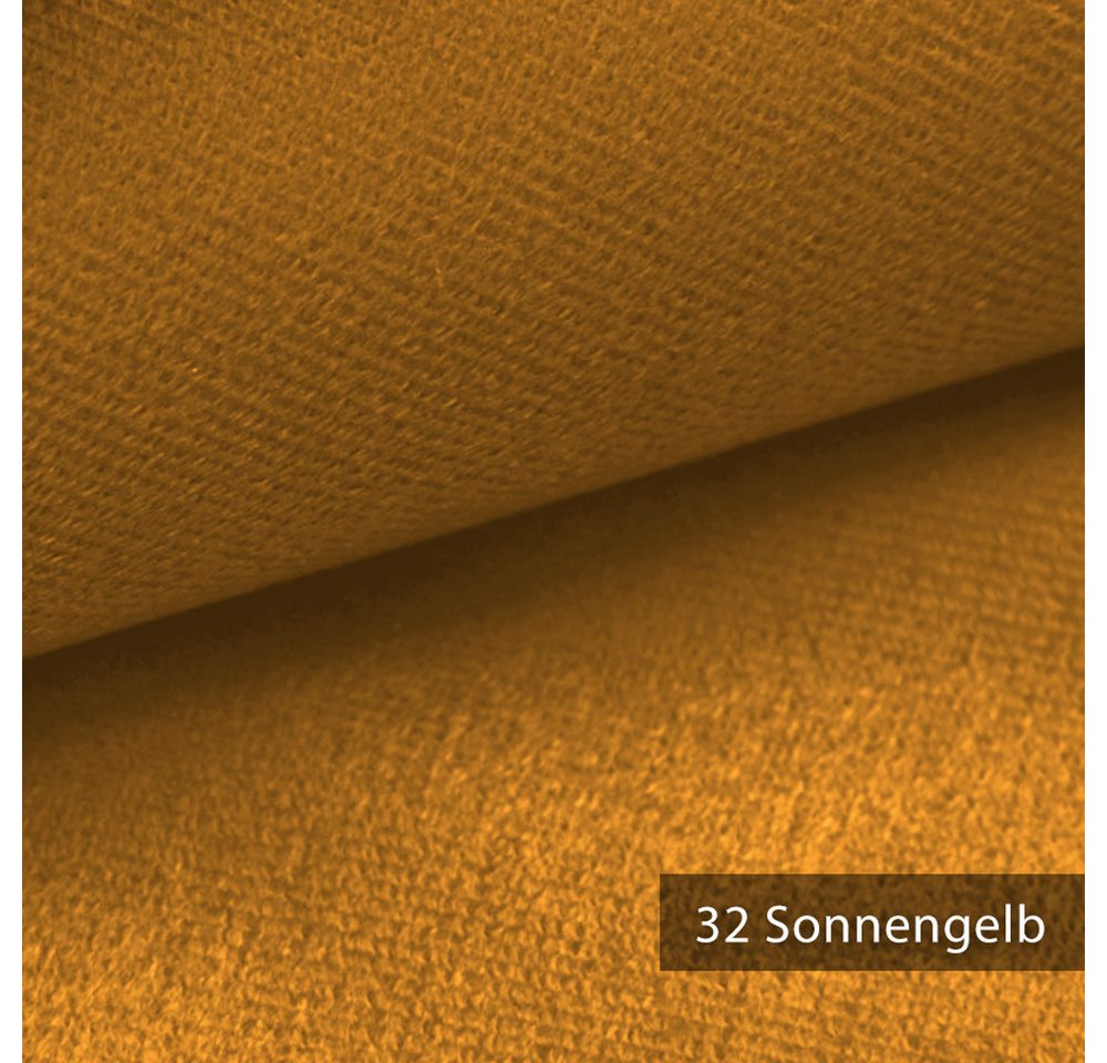 Thumbnail - novely® Stoff ARTENA - Samtiger Velours-Möbelstoff - Anschmiegsamer Polsterstoff, Robust, Pflegeleicht, Waschbar, Meterw...