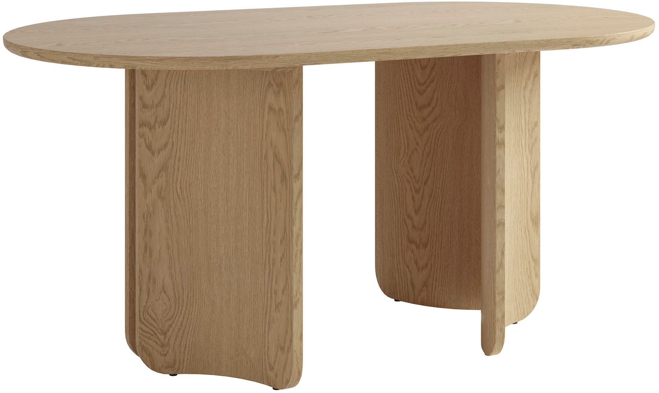 SCHÖNER WOHNEN-Kollektion Esstisch GRIMSTAD (1-St), in 160 cm oder 200 cm, mit variabel montierbarem Untergestell