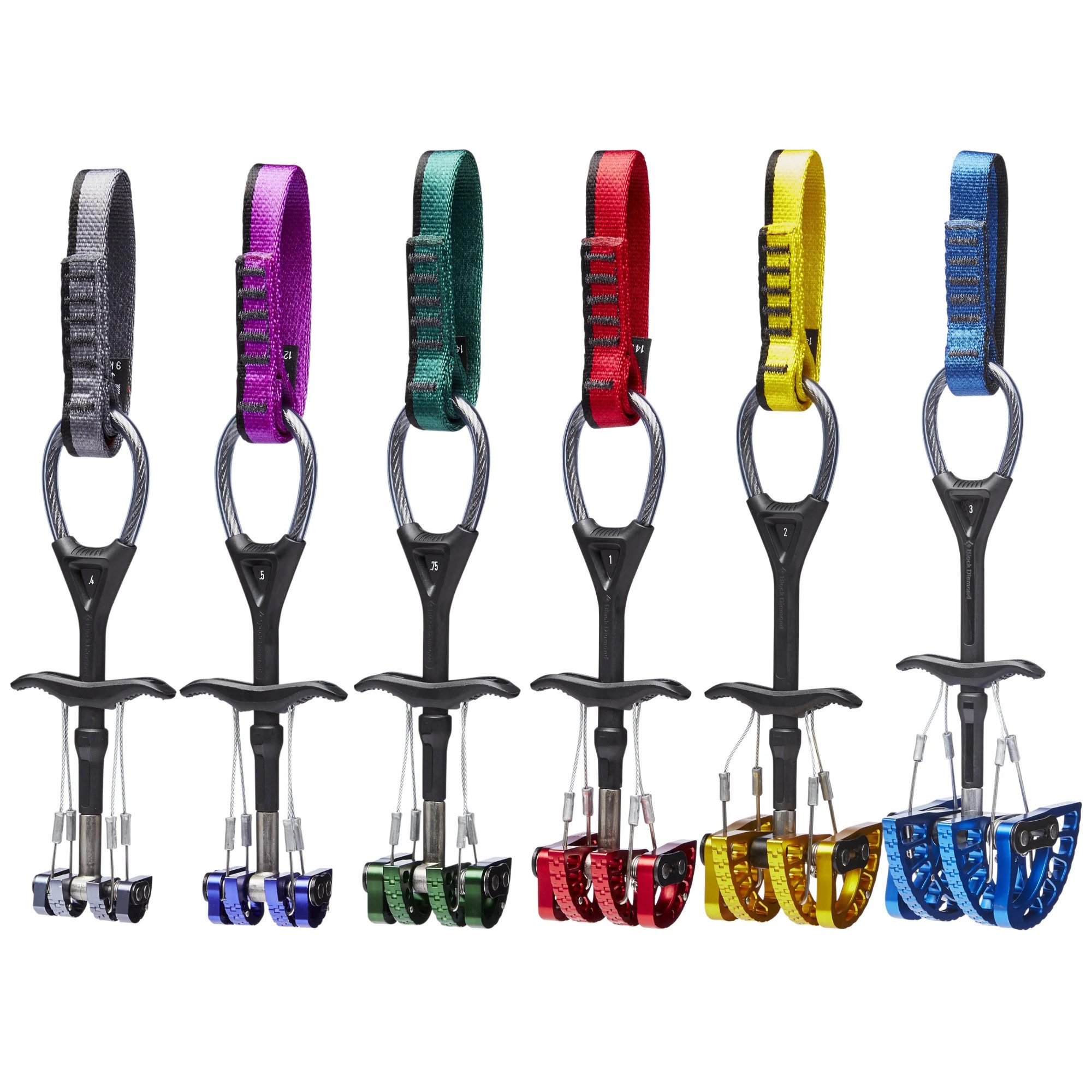 Black Diamond Sicherungsgerät C4 Camalot Klemmkeilset 6-Teilig - 0.4-3 - Multicolor