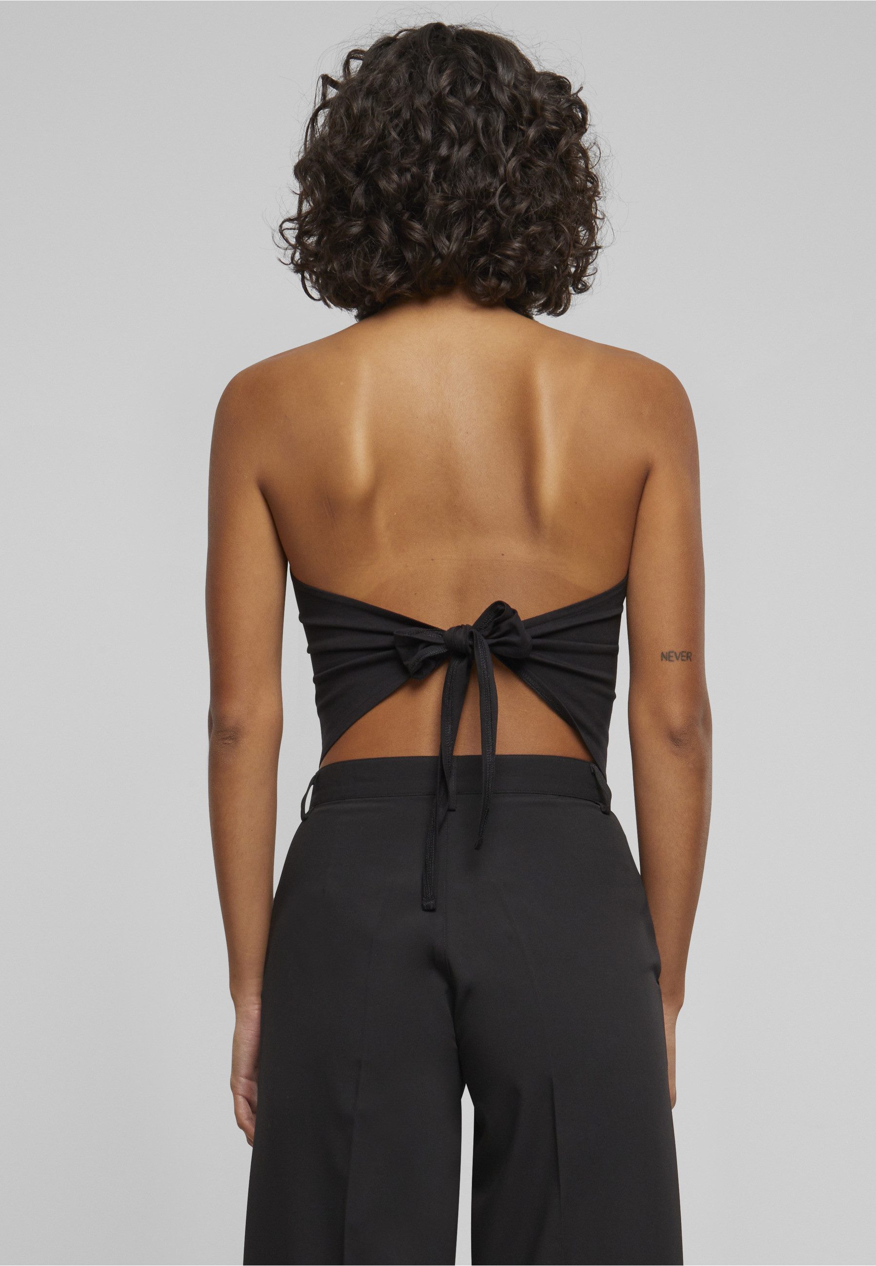 URBAN CLASSICS T-Shirt Urban Classics Damen Ladies Knotted Bandeau (1-tlg)
