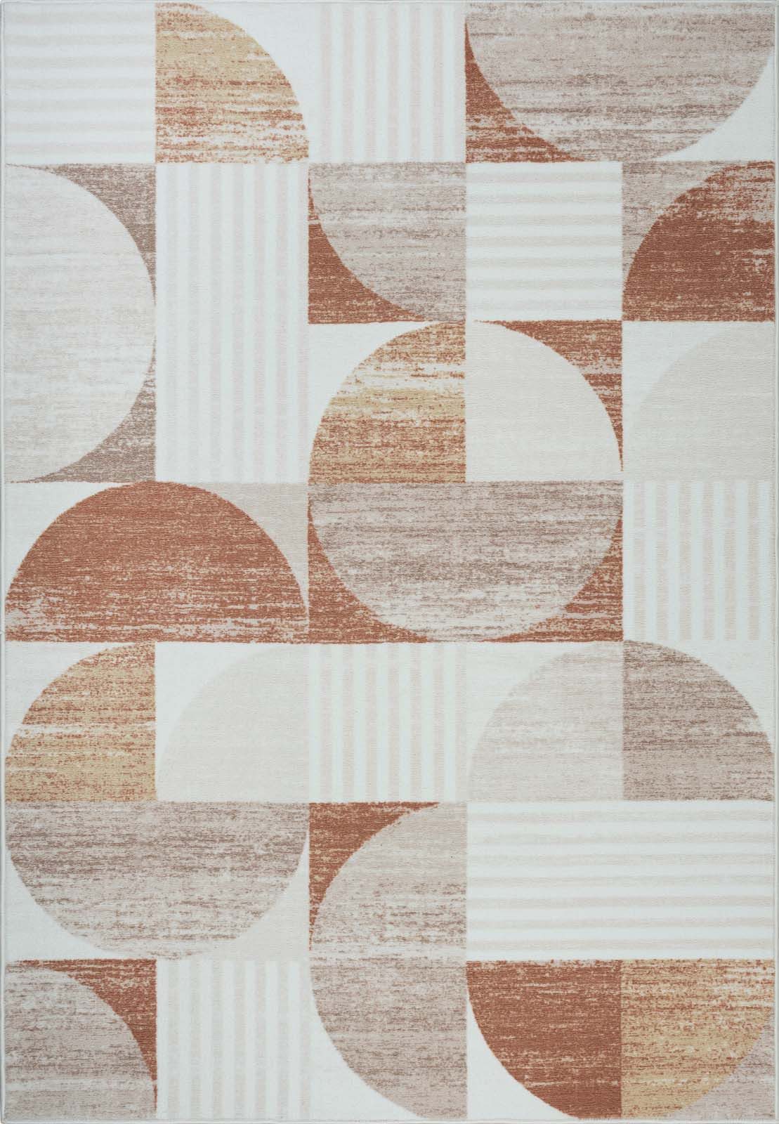 TaraCarpet Teppich Kurzflorteppich TaraCarpet Empire Retromuster absolut Mo günstig online kaufen