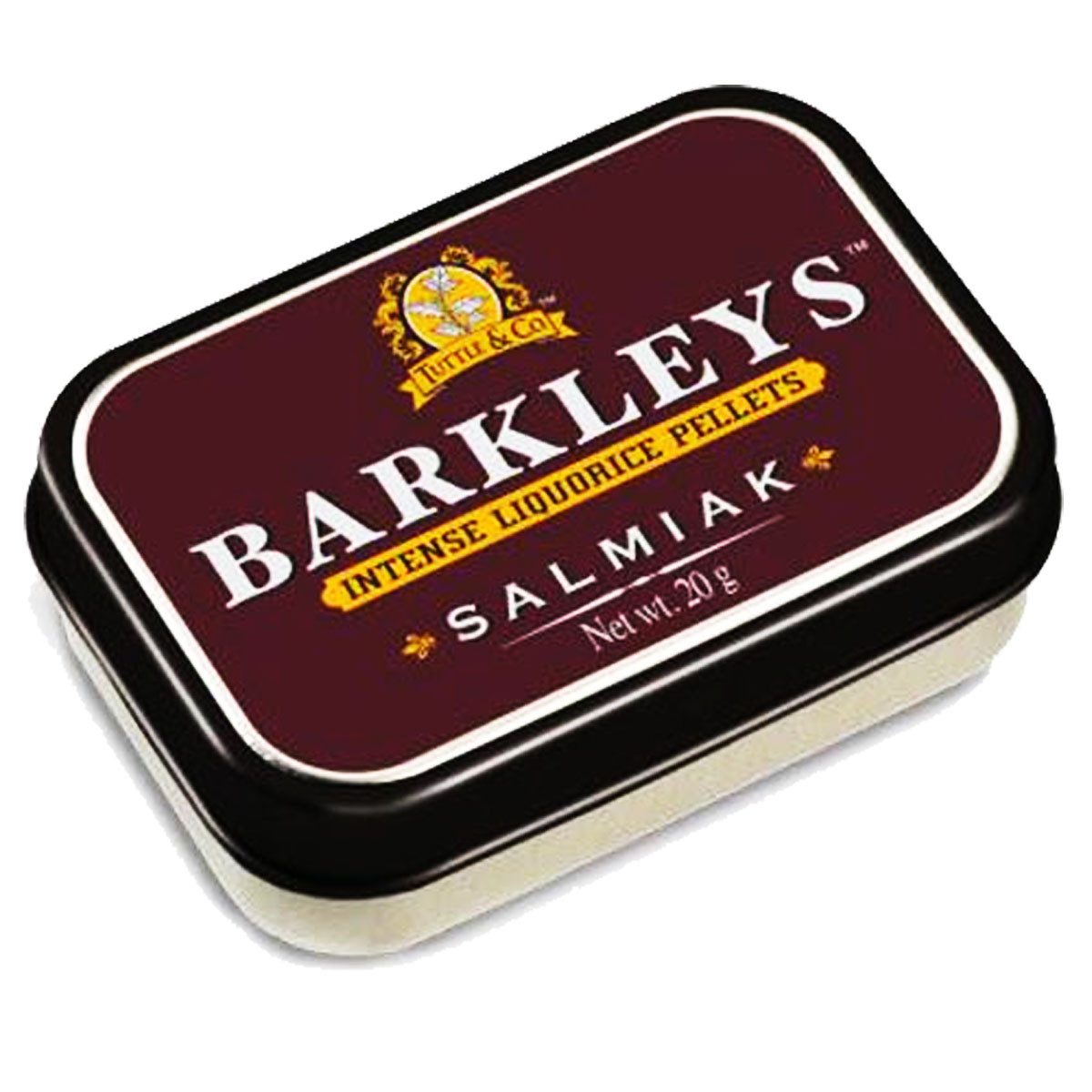 BARKLEYS Süßigkeit, Barkleys Liquorice Pastillen Lakritz mit Salmiak Geschmack 20g