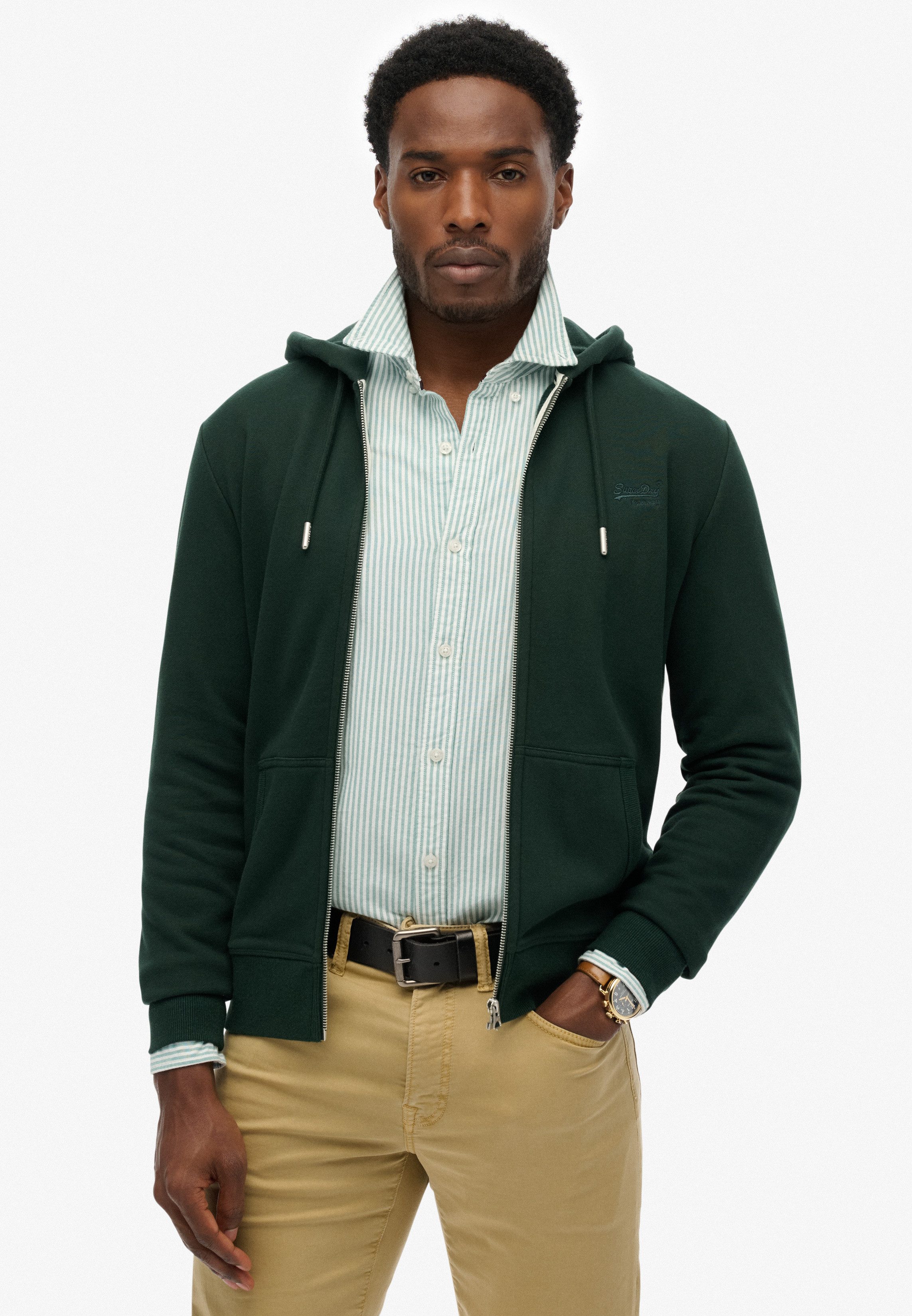 Kapuzensweatjacke ESSENTIAL LOGO ZIP HOODIE HB