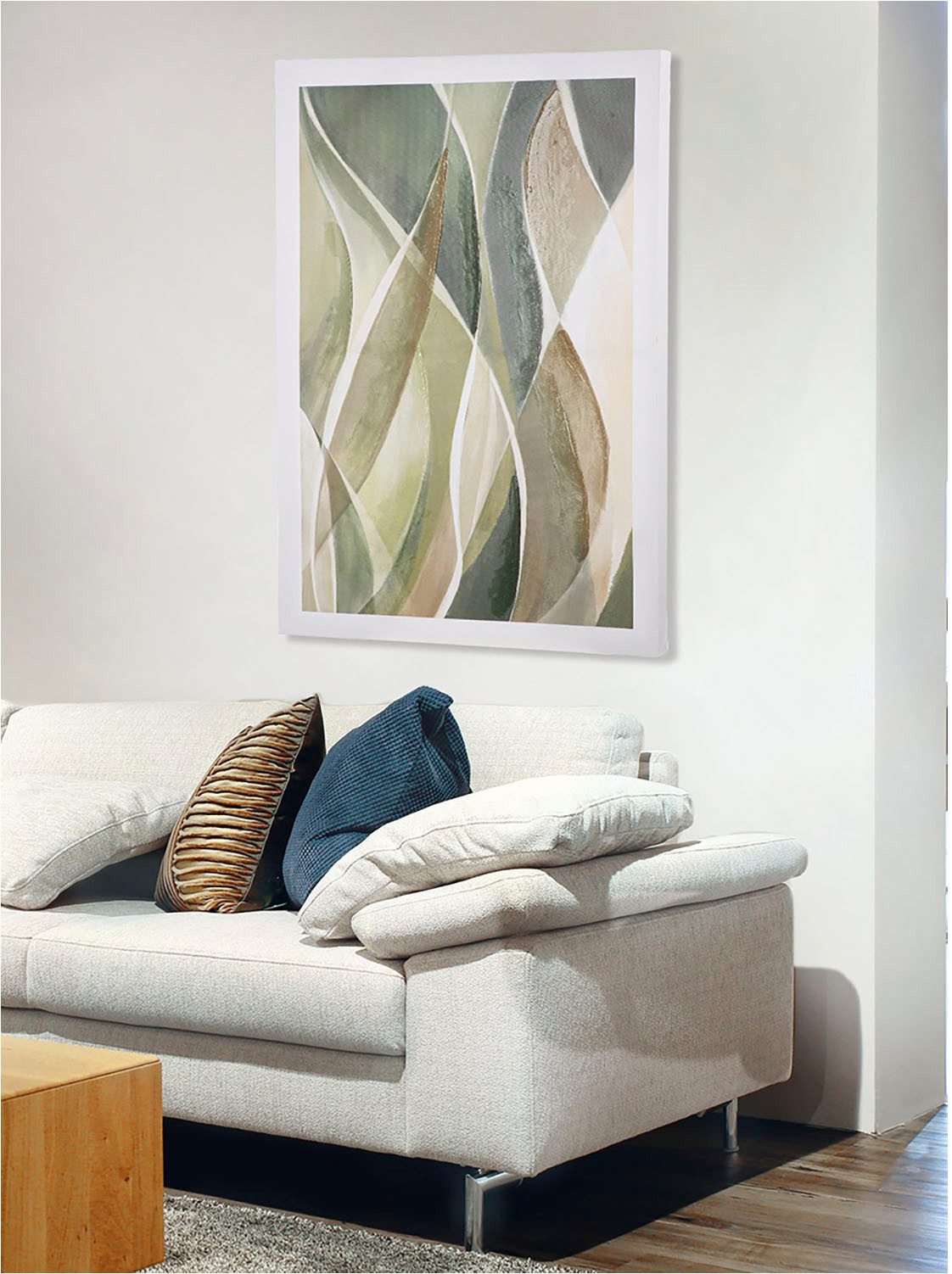 GILDE Leinwandbild Verde rechteckig, (1 St)