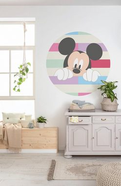 Komar Wandtattoo Mickey Peek-a-boo (1 St), Künstler: Disney, 125x125 cm (Breite x Höhe), rund und selbstklebend