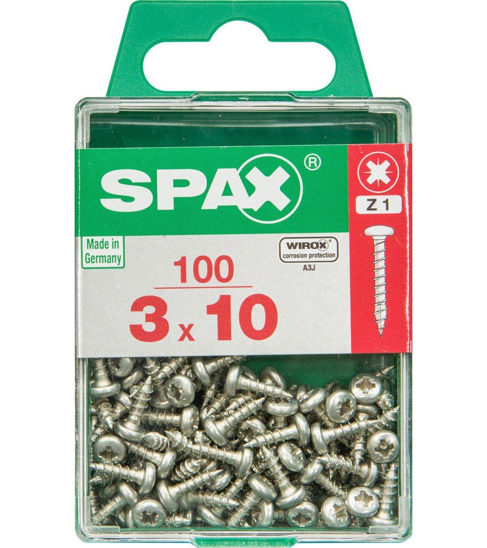 SPAX Holzbauschraube Spax Universalschrauben 3.0 x 10 mm TX 10 - 100