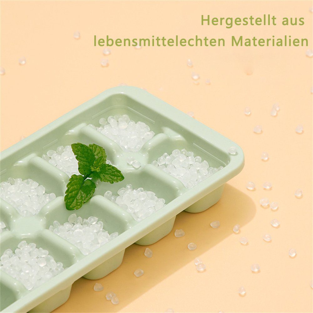 Eiswürfel Dekorative für Eiswürfelform Cocktails, Getränke, (2-tlg) Eiswürfelformen,selbstgemachte Grün