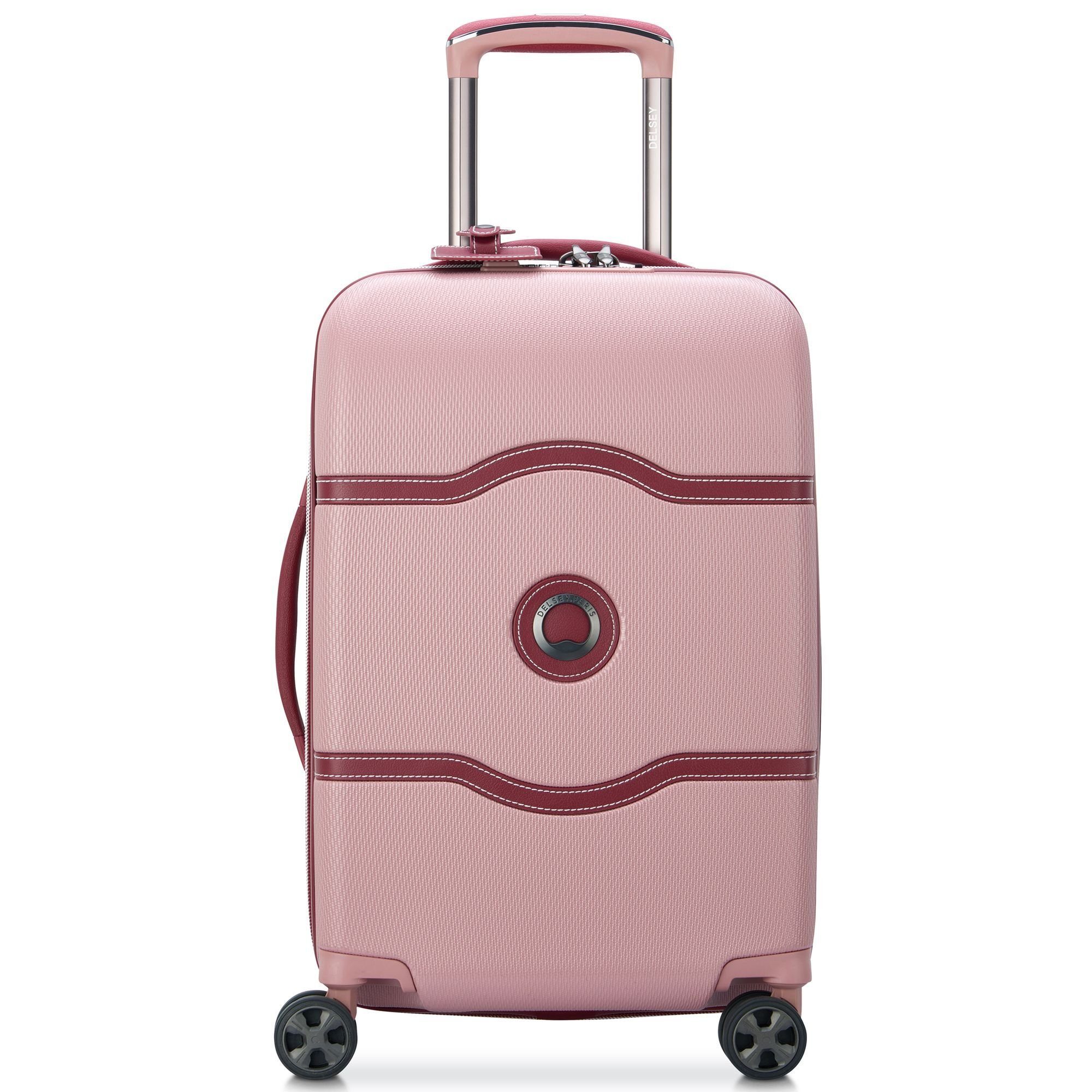 Delsey Handgepäck-Trolley Chatelet Air 2.0, 4 Rollen, Polycarbonat pink