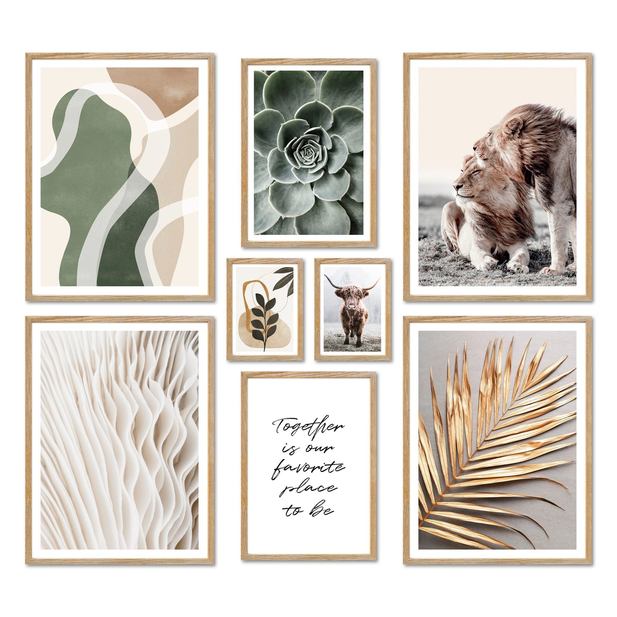 ARTFAVES Bilder-Collage Poster Set - ABSTRACT günstig online kaufen