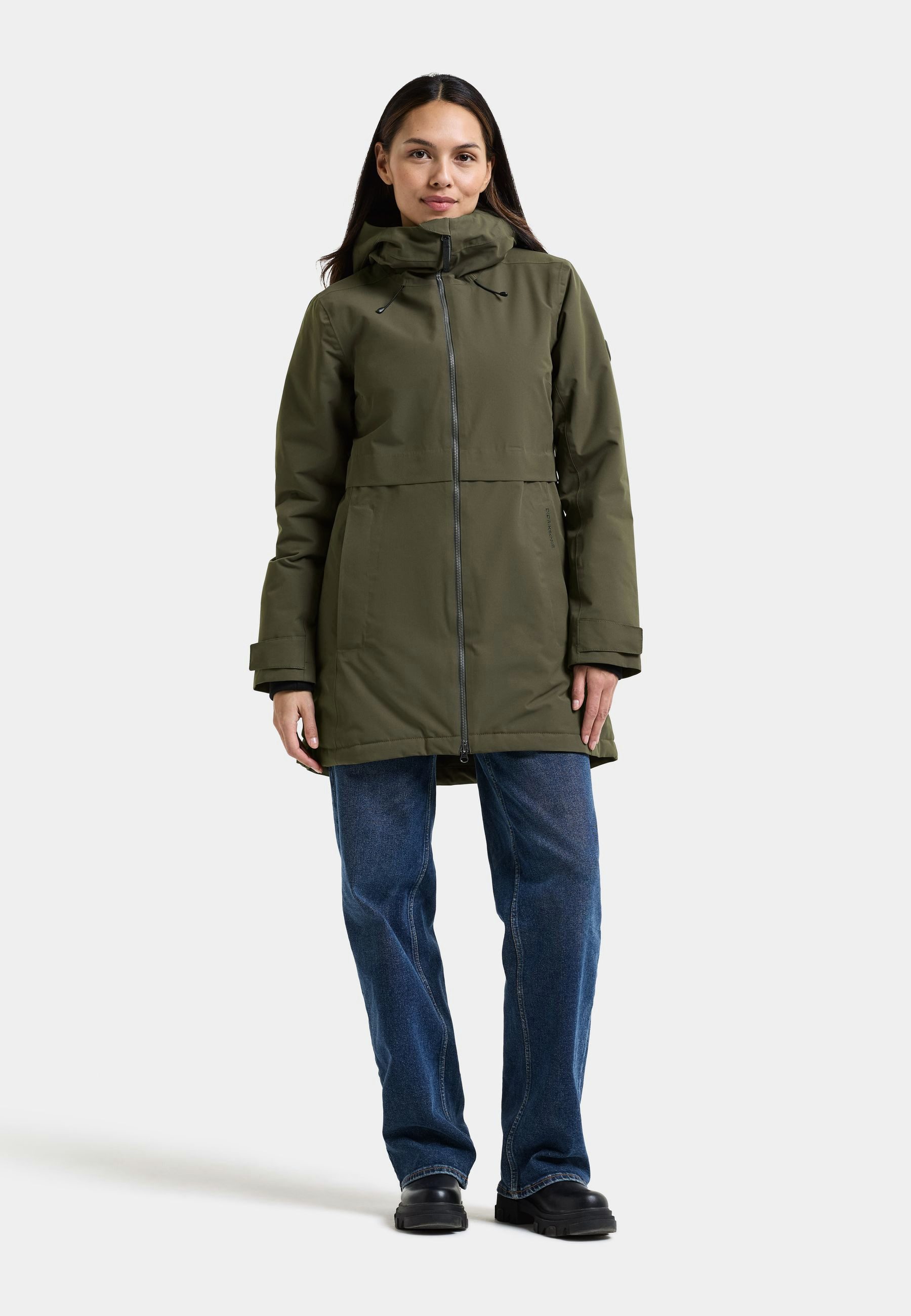 Didriksons Winterjacke Damen Winterparka Wasserdicht TIRIL mit Kapuze mit Taschen