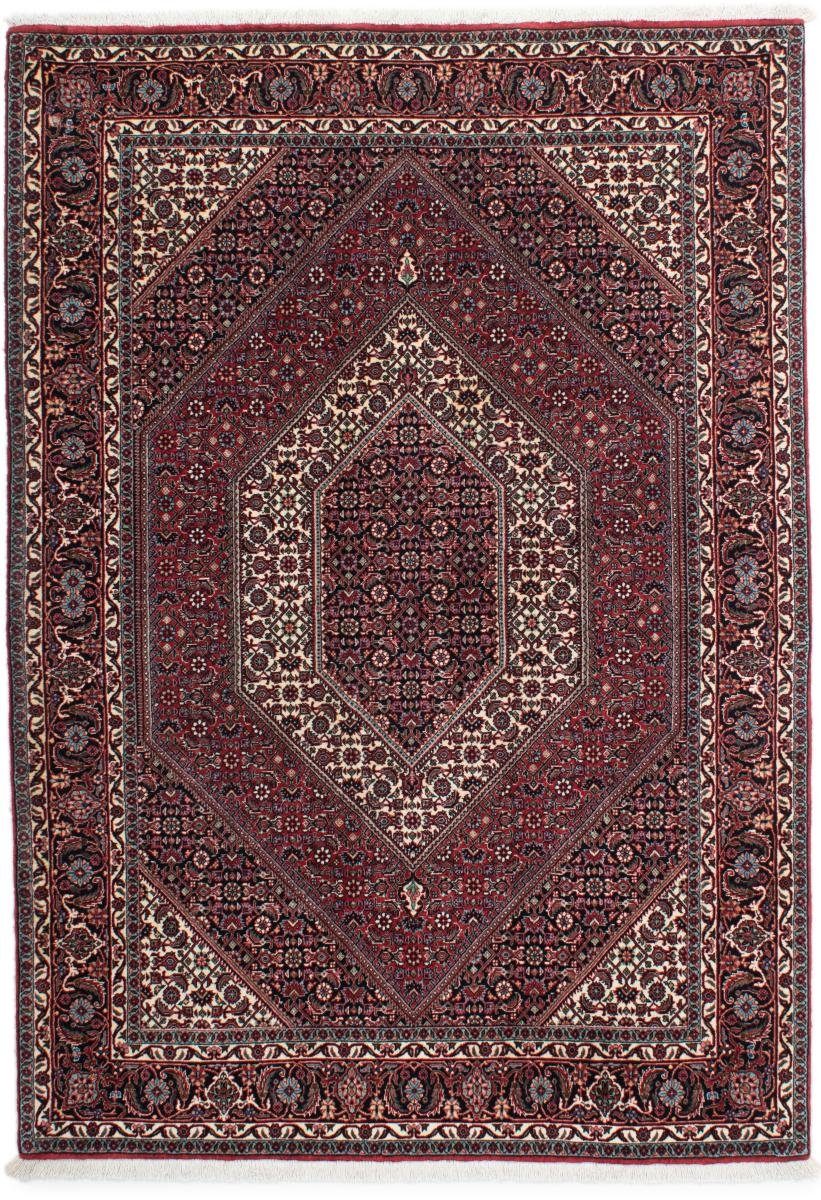 Bidjar 135x194 Perserteppich, Höhe: Handgeknüpfter Orientteppich / Nain mm 15 rechteckig, Orientteppich Trading,