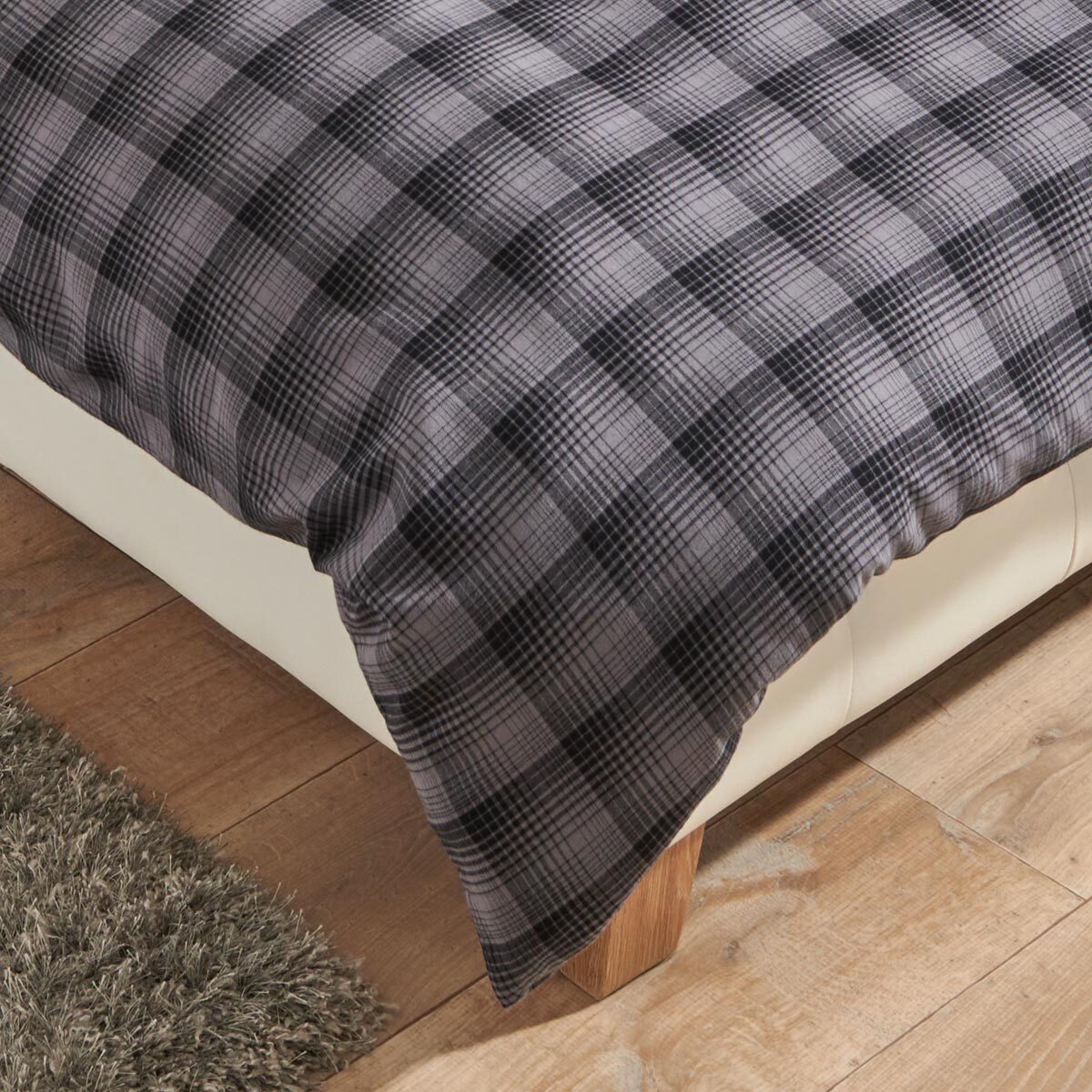JOOP! Bettwäsche Soft Checks, Flanell, 2 teilig