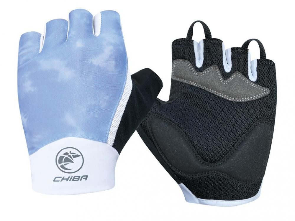 Chiba Fahrradjacke Chiba Handschuhe Lady Tie Dye hellblau Gr L/9