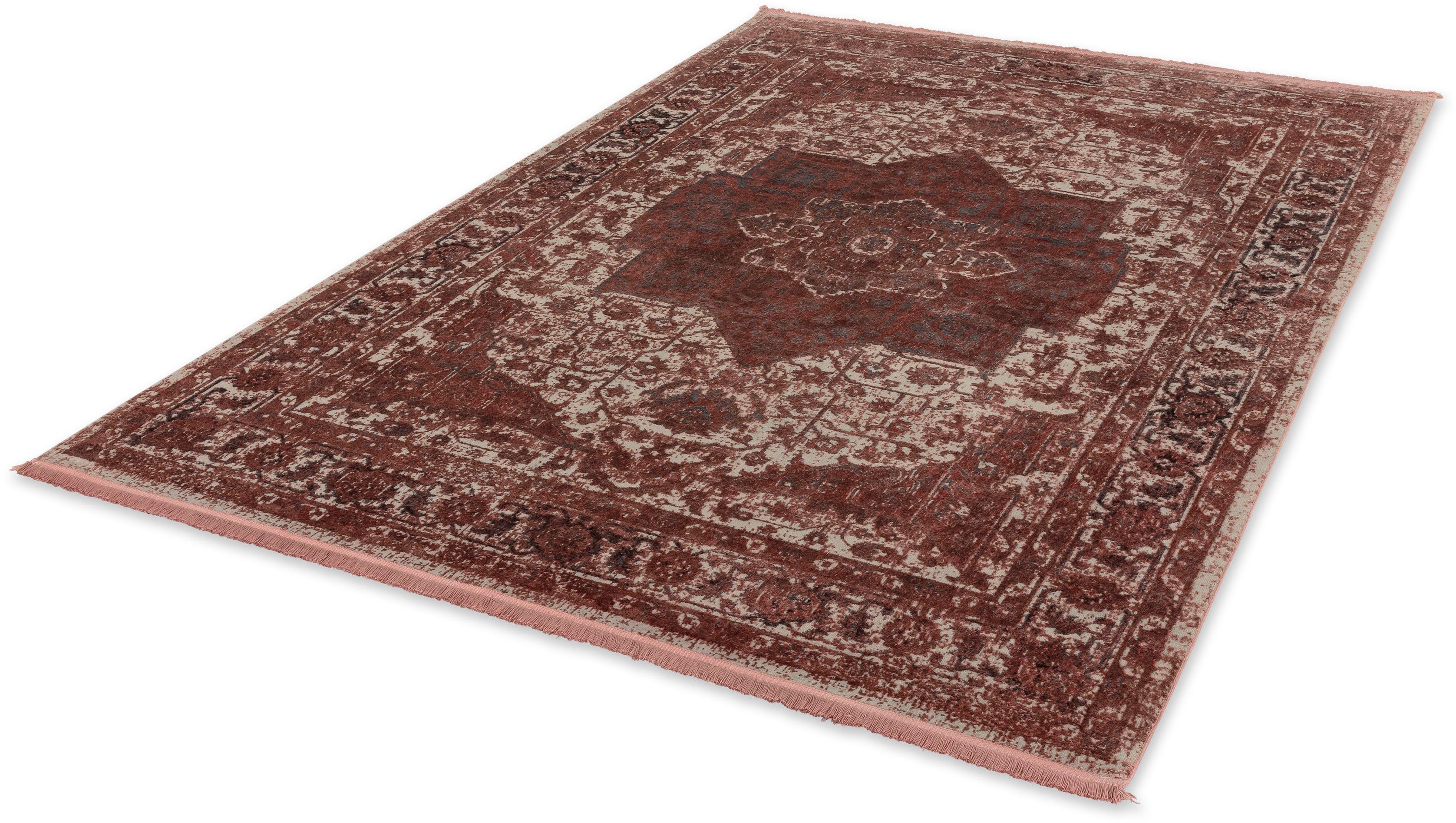 SCHÖNER WOHNEN-Kollektion Teppich Velvet, rechteckig, Höhe: 7 mm, Viskose, Wohnzimmer