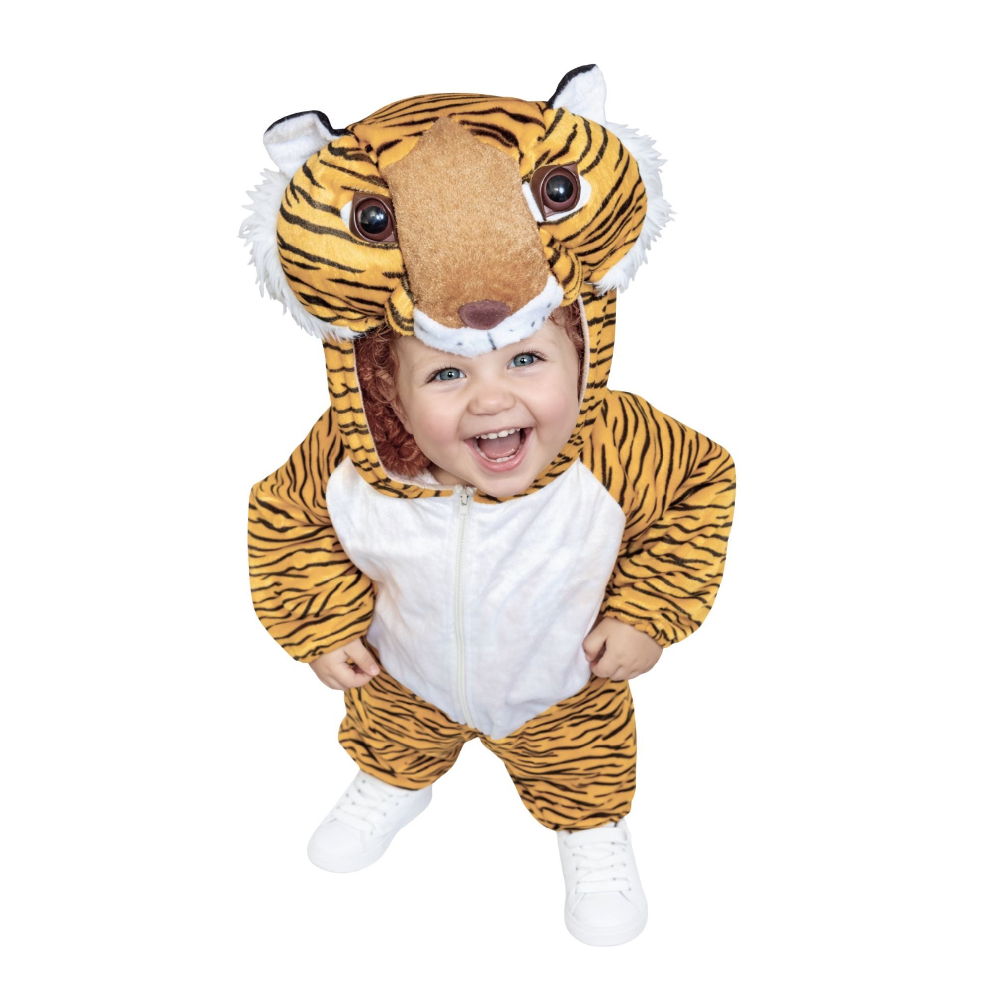 Ikumaal Kostüm Tiger-Kostüm, An28, Kind-er, Fasching Karneval Fasnacht - Größe: 80-86