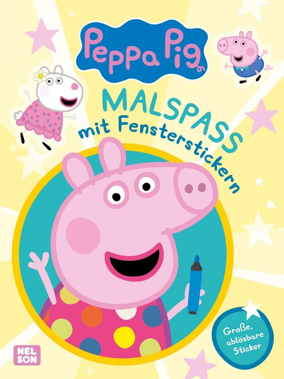 Peppa Wutz Mitmachbuch: Malspaß mit Fensterstickern / diverse