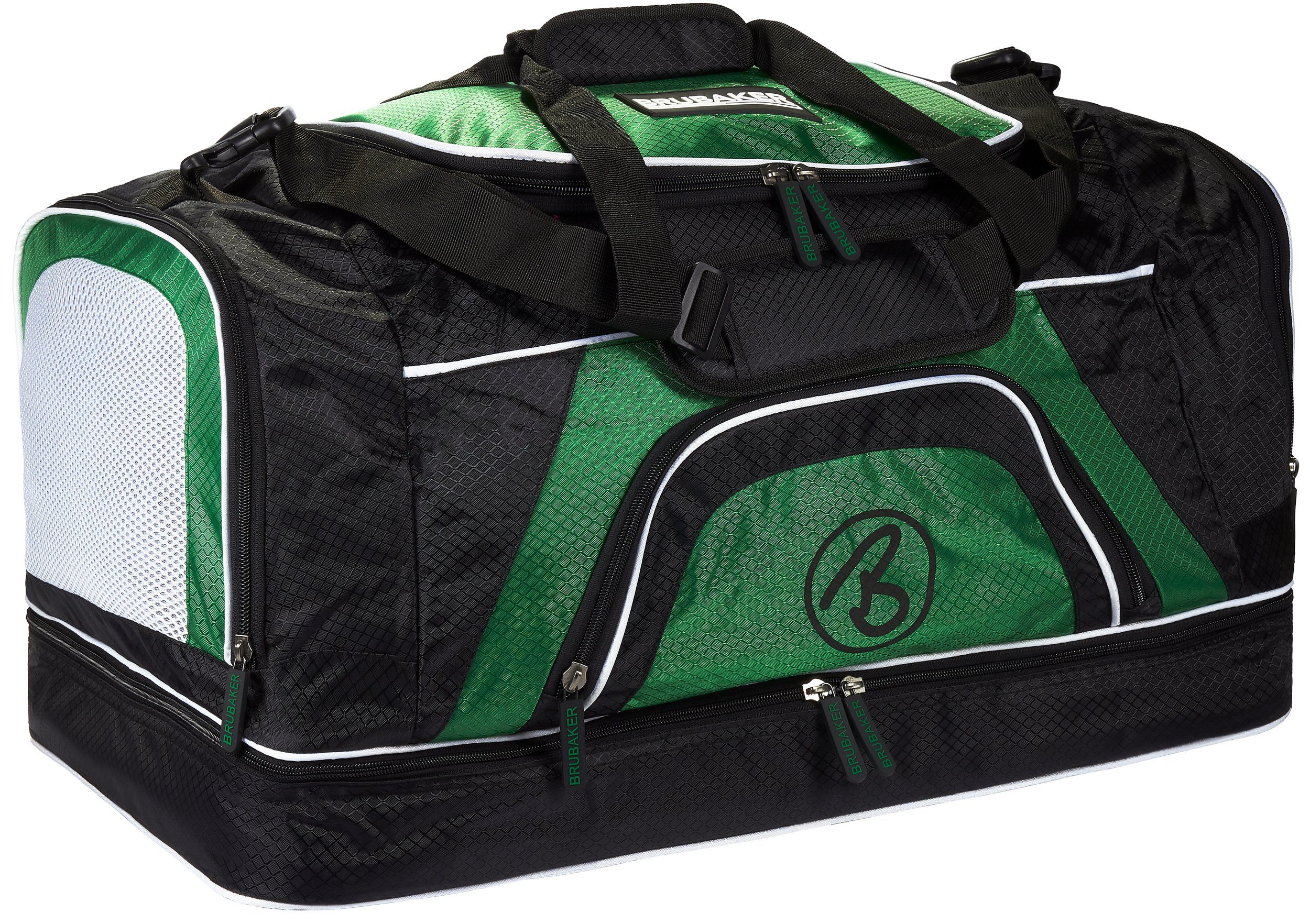 BRUBAKER Sporttasche XXL Trainingstasche 90 l oder 52 l (1-tlg., Reisetasche mit Schuhfach und Nassfach), Fitnesstasche mit abnehmbarem Schultergurt