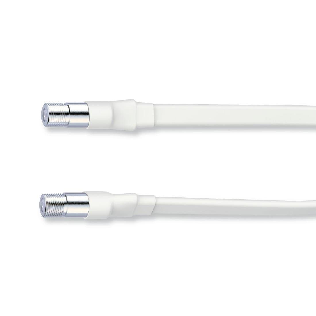 Hama Fensterdurchführung, F-Kupplung - F-Kupplung SAT-Kabel, F-Verbinder (20 cm)