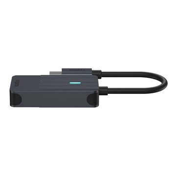Rapoo UCA-1004 USB-C Adapter, USB-C auf HDMI™, Grau USB-Adapter USB-C zu HDMI, 15 cm