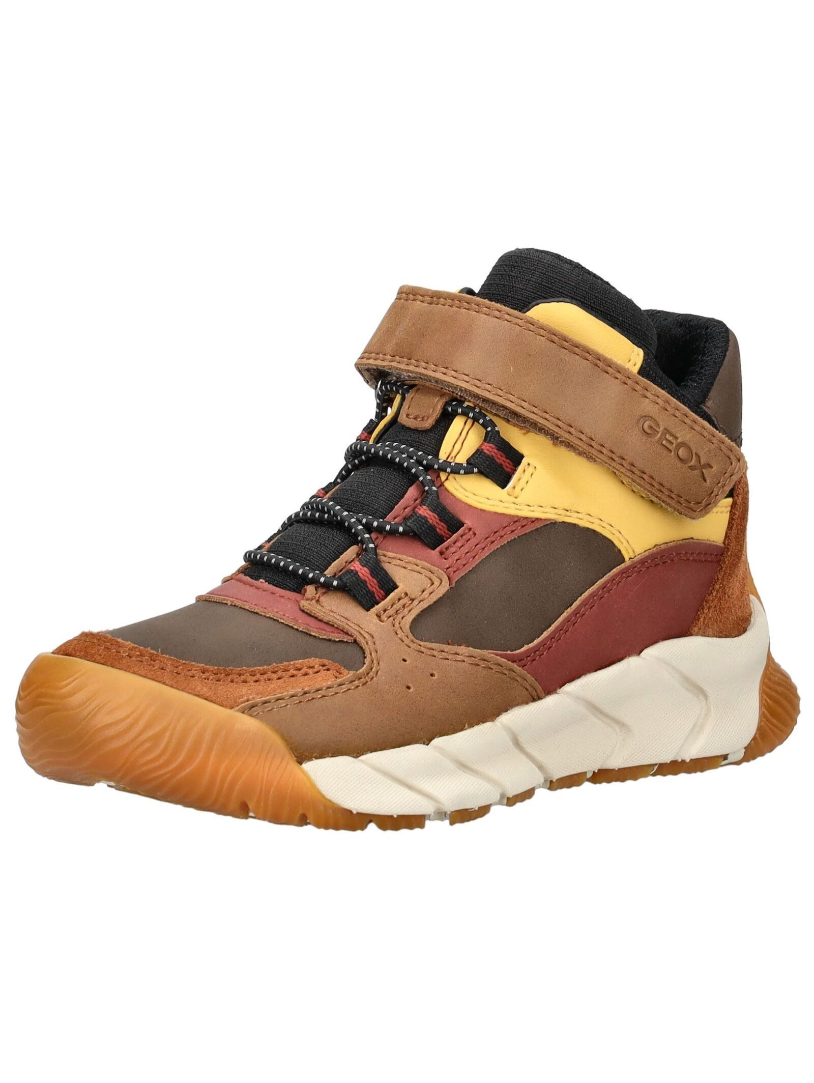 Geox Geox Stiefelette Lederimitat/Textil Schnürstiefelette