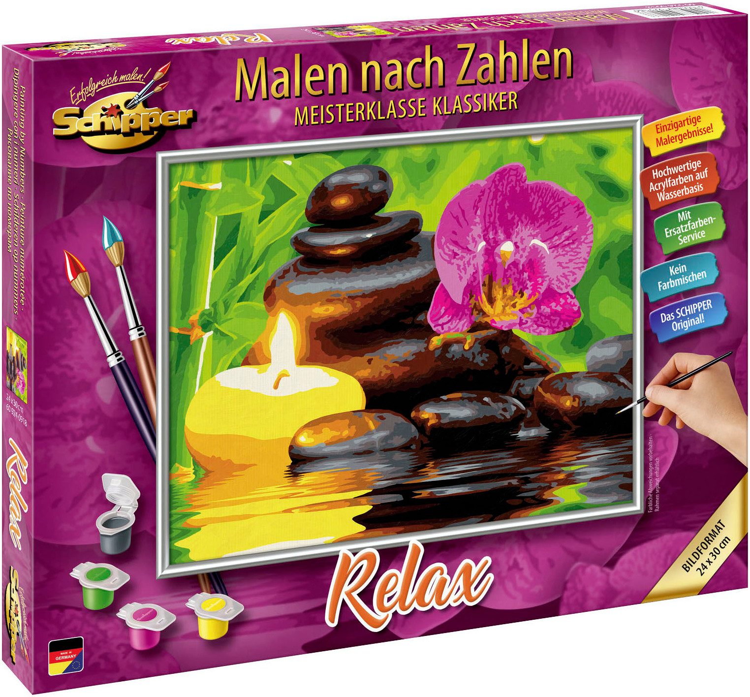 Schipper Malen nach Zahlen Meisterklasse Klassiker, Relax, Made in Germany