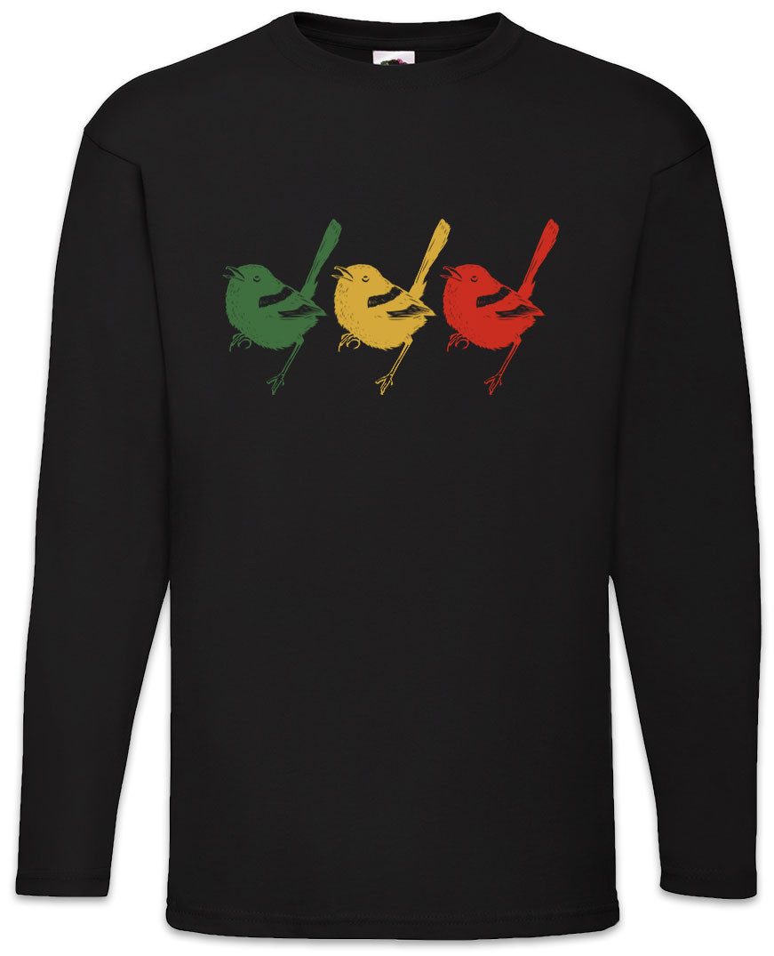 Langarmshirt Reggae Birds Langarm T-Shirtfari Jah Irie Zion Reggae Babylon