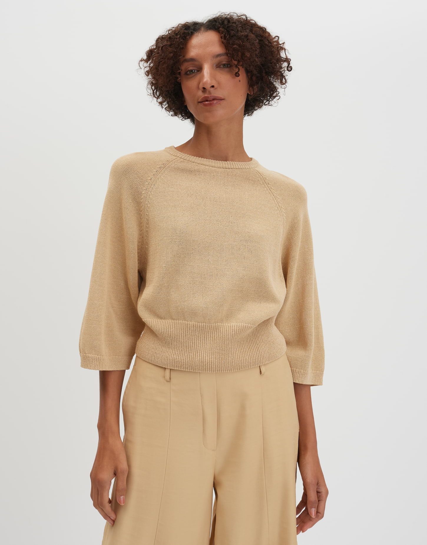 someday Strickpullover Tiliah aus Feinstrick in weiter Passform Mit leichter Transparenz für luftige Layering-Looks