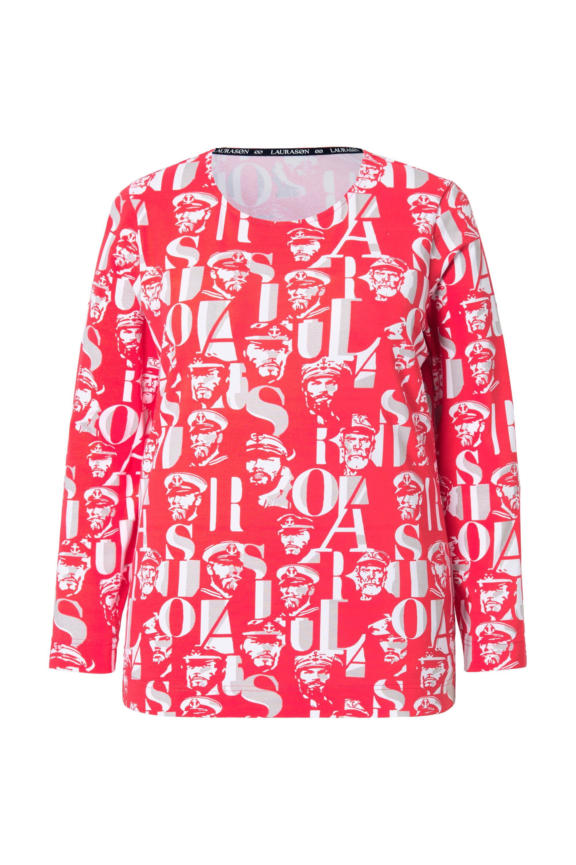 Laurasøn Longsleeve Langarmshirt mit Seemanndruck Rundhals Langarm – Bild 2 von 4