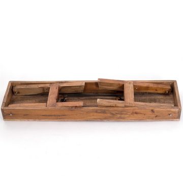 DESIGN DELIGHTS Sitzbank KÜCHENBANK "ALDO", faltbar, 112x48x28 cm (LxHxB), Holzbank, Farbe: