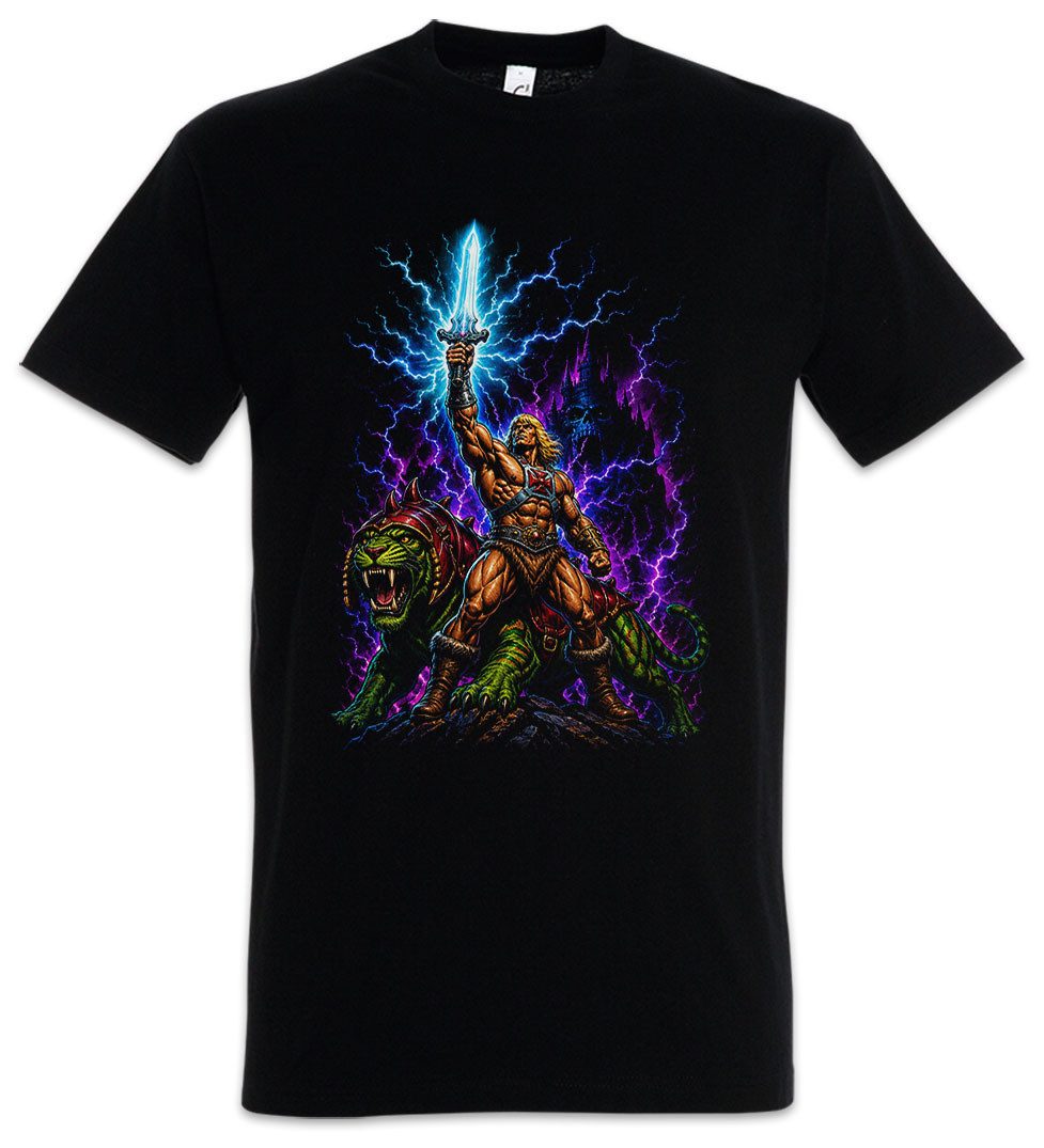 Urban Backwoods Print-Shirt Universe Battle Attack Cat Herren T-Shirt Masters Retro Kult 80s (1-tlg) Skeletor Of The Teela