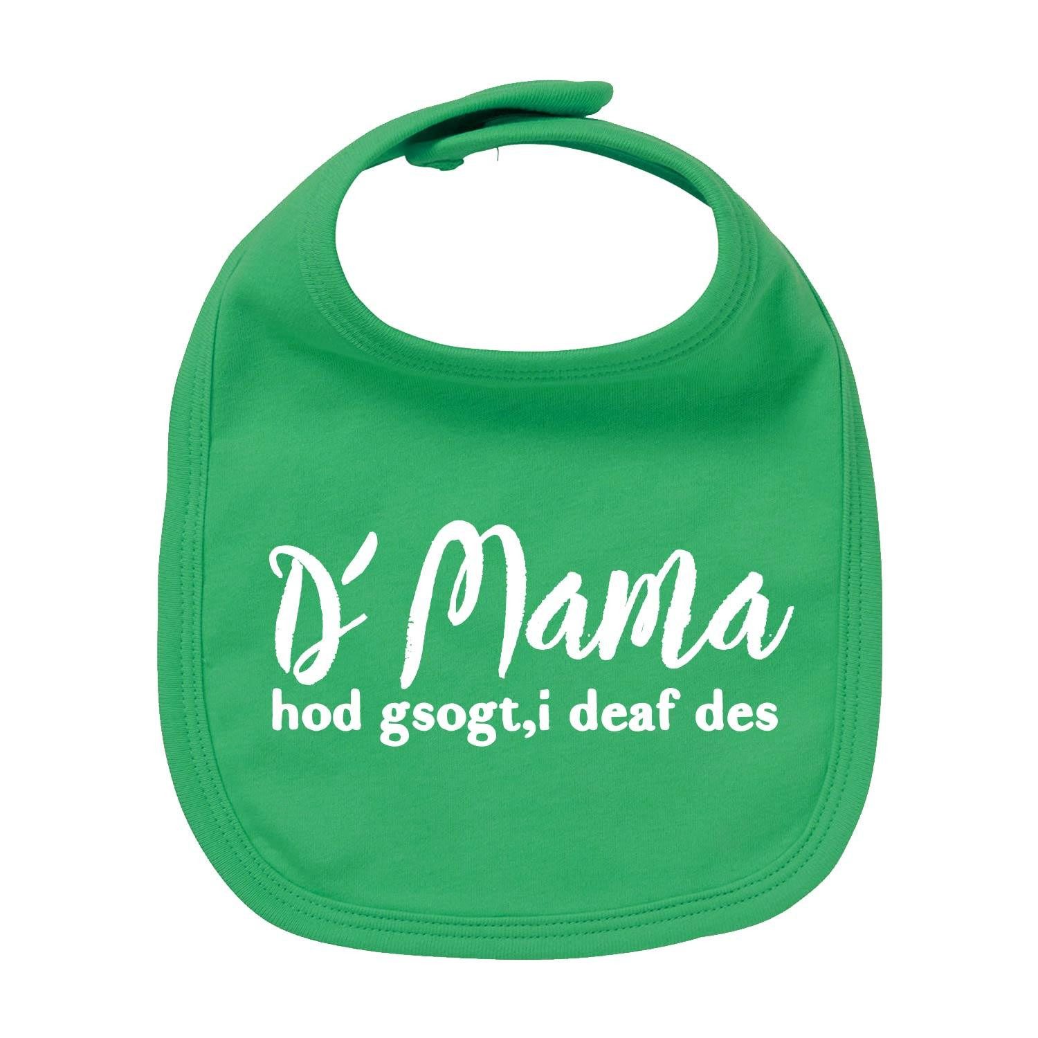 Bavariashop Lätzchen Lätzchen "Mama sogt, i deaf des"