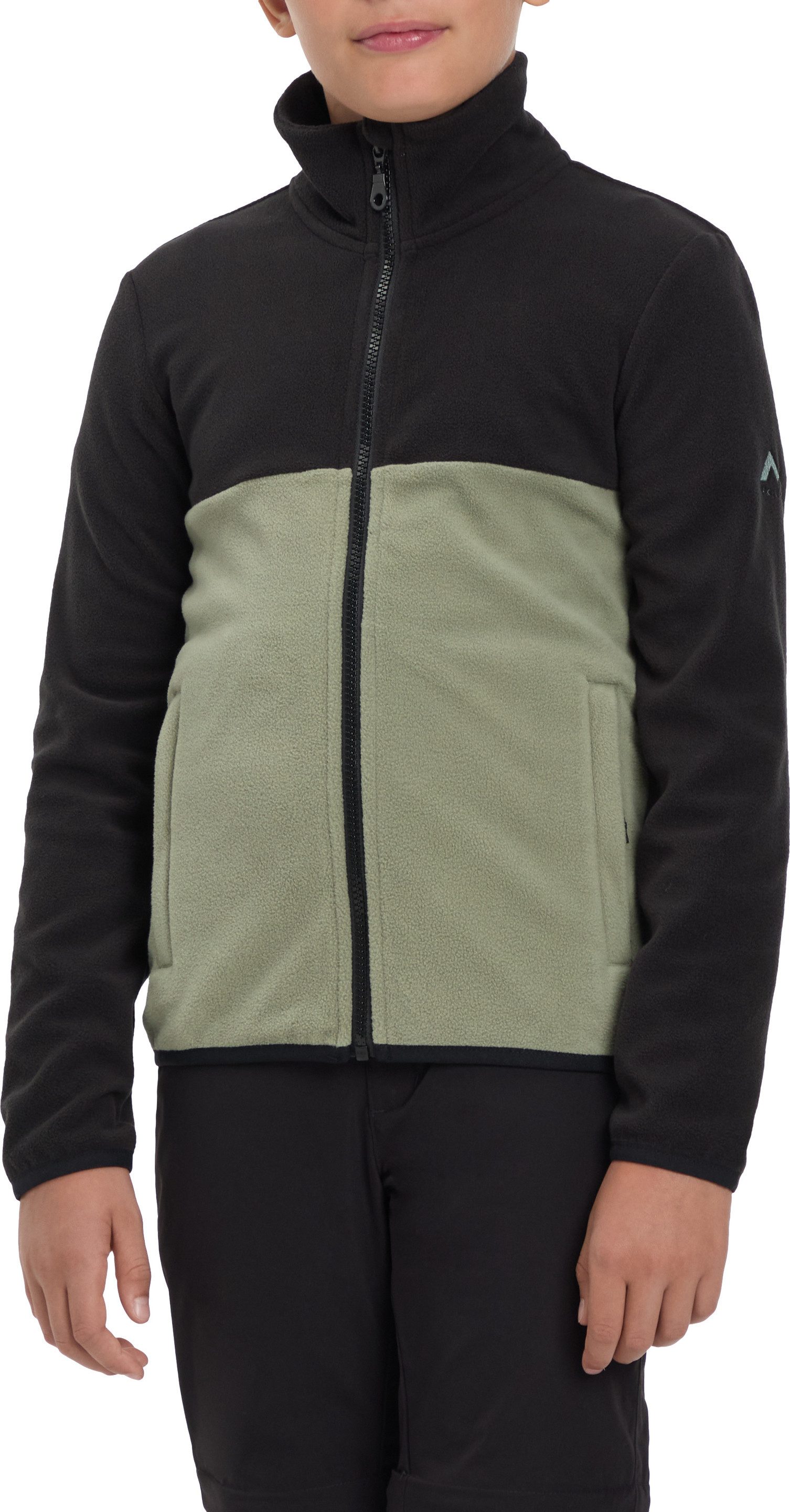 McKINLEY JU.-UNTERJACKE AMARO FZ FL B Colorblocking Look, Reißverschlusstaschen