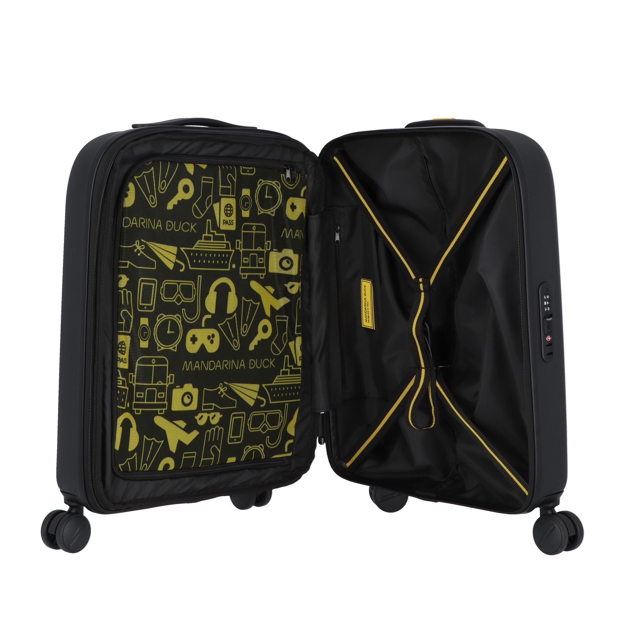 Mandarina Duck Handgepäck-Trolley Logoduck +, 4 Rollen, Polycarbonat