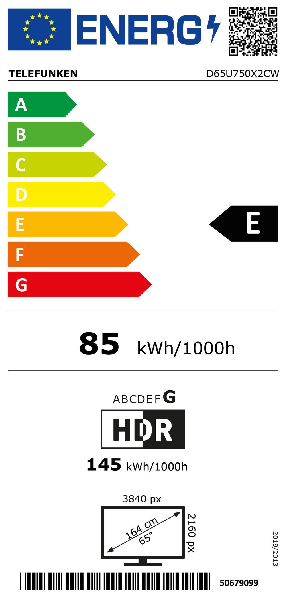 Energieeffizienzklasse: 