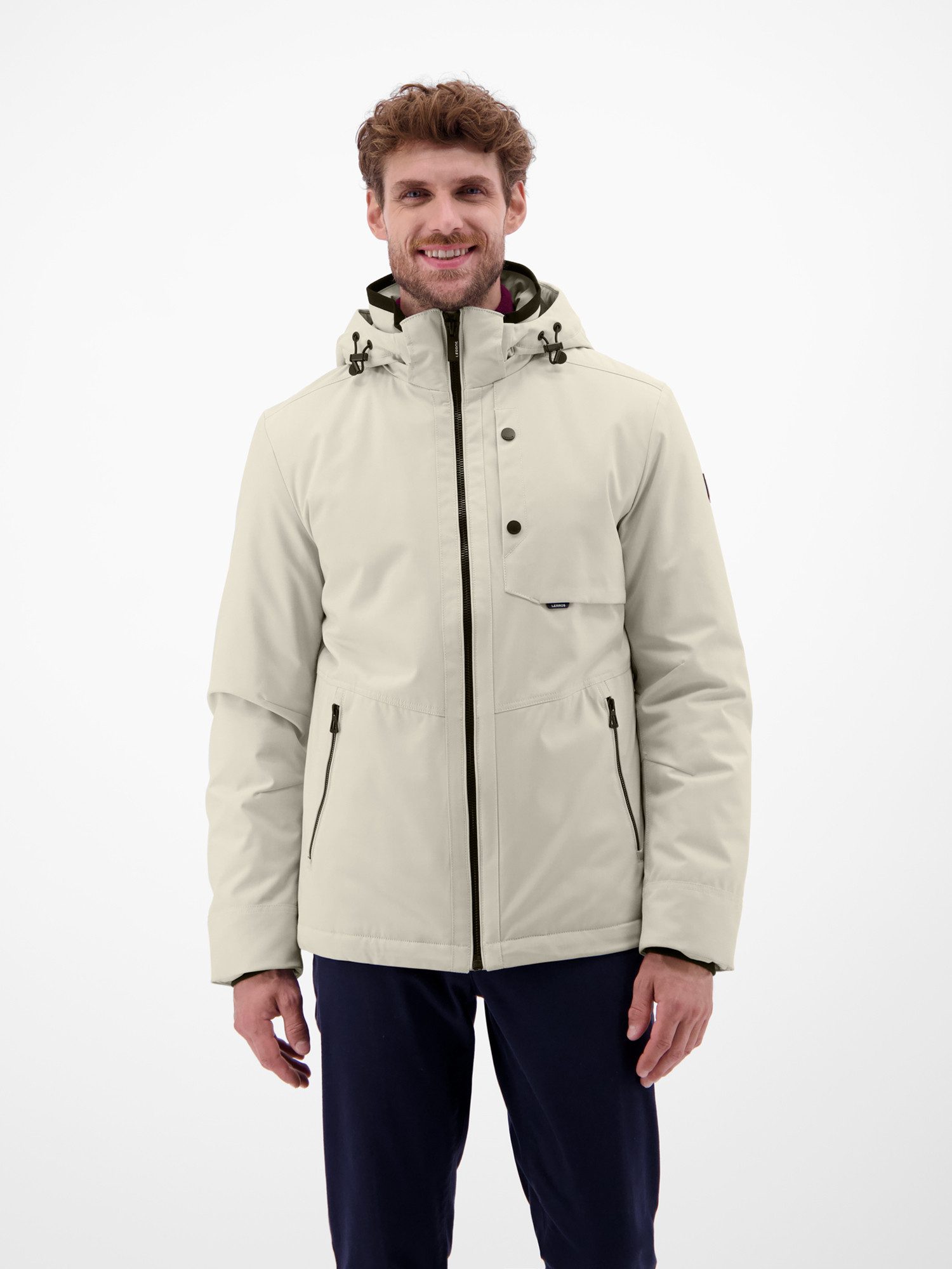 LERROS Outdoorjacke Herren Blouson in Stukturoptik
