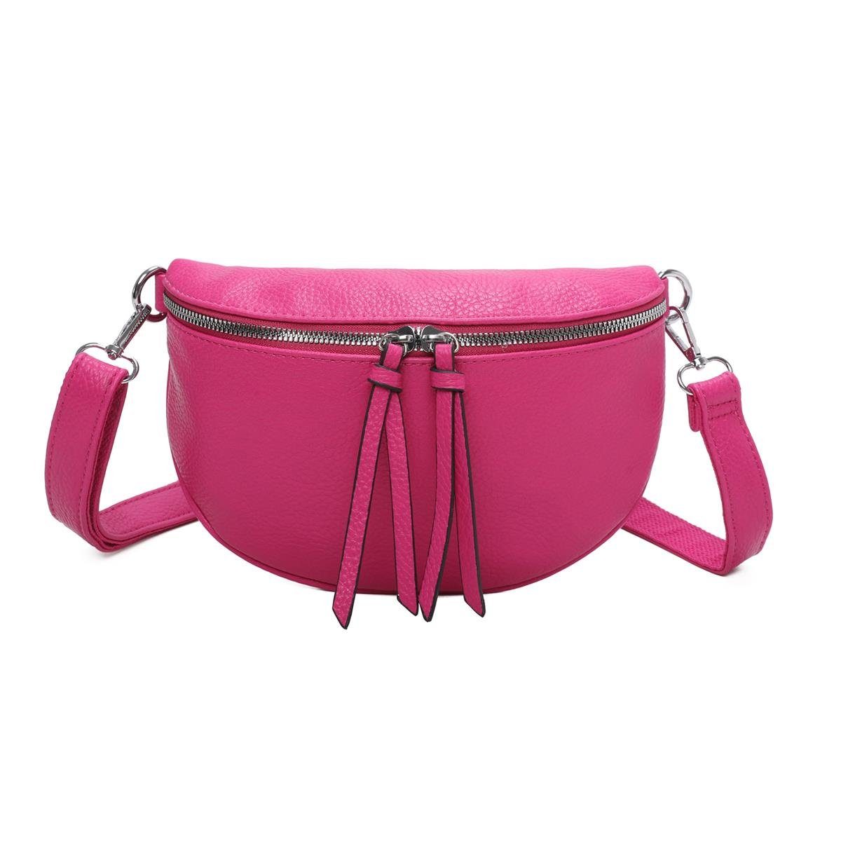 ITALYSHOP24 Bauchtasche Damen Brusttasche Gürteltasche CrossBody, günstig online kaufen