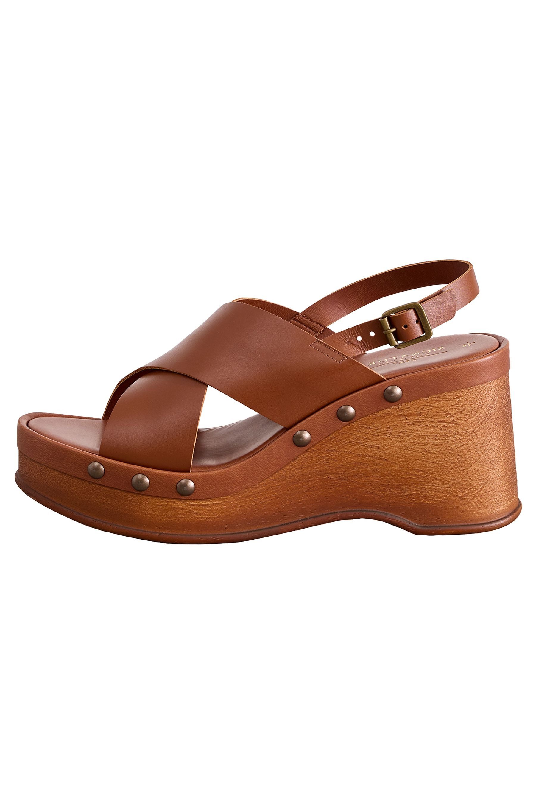 Next Signature Keilabsatzschuhe aus Premium-Leder Keilsandalette (1-tlg)