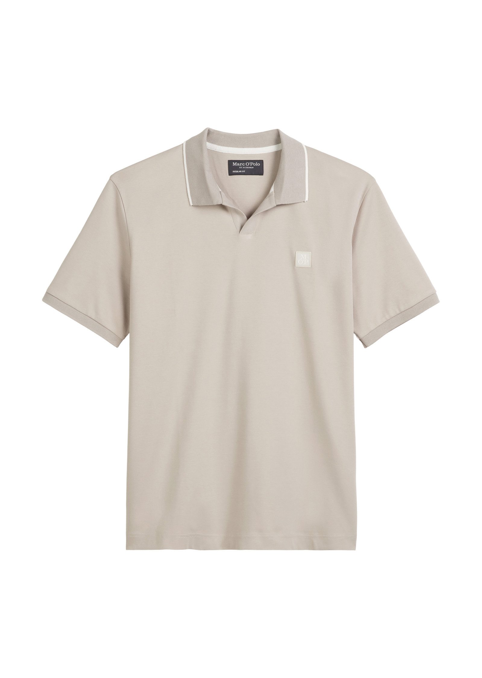 Marc O'Polo Poloshirt regular fit, kontrastfarbene Streifen am Kragen günstig online kaufen