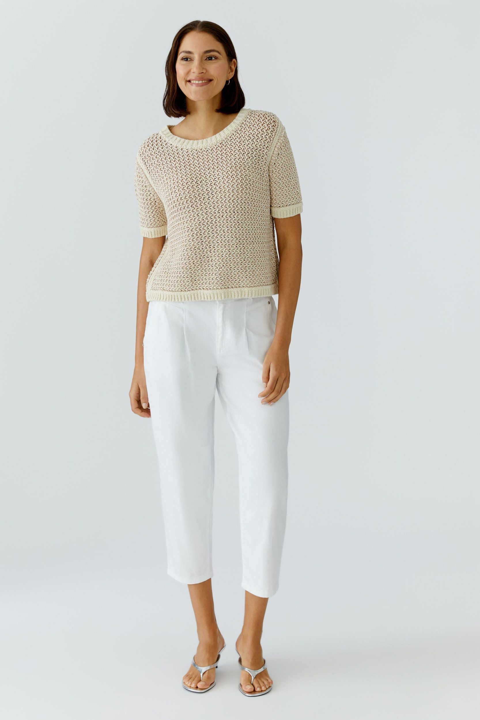 Oui 5-Pocket-Jeans Jeans optic white