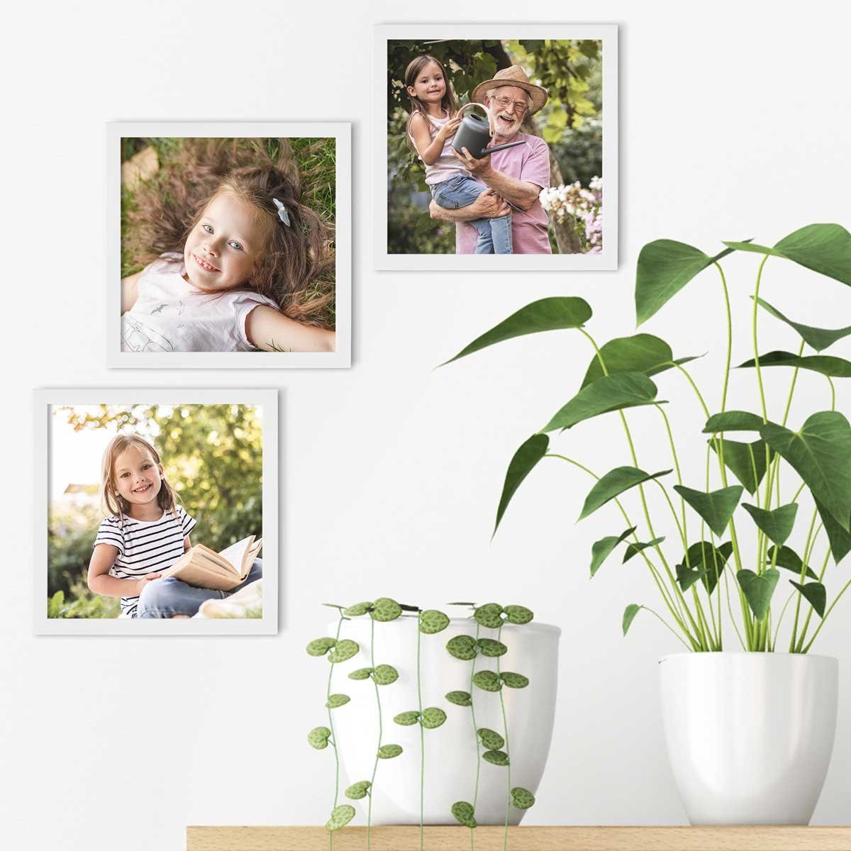 PHOTOLINI Bilderrahmen 3er Set, stabiles MDF-Holz, günstig online kaufen