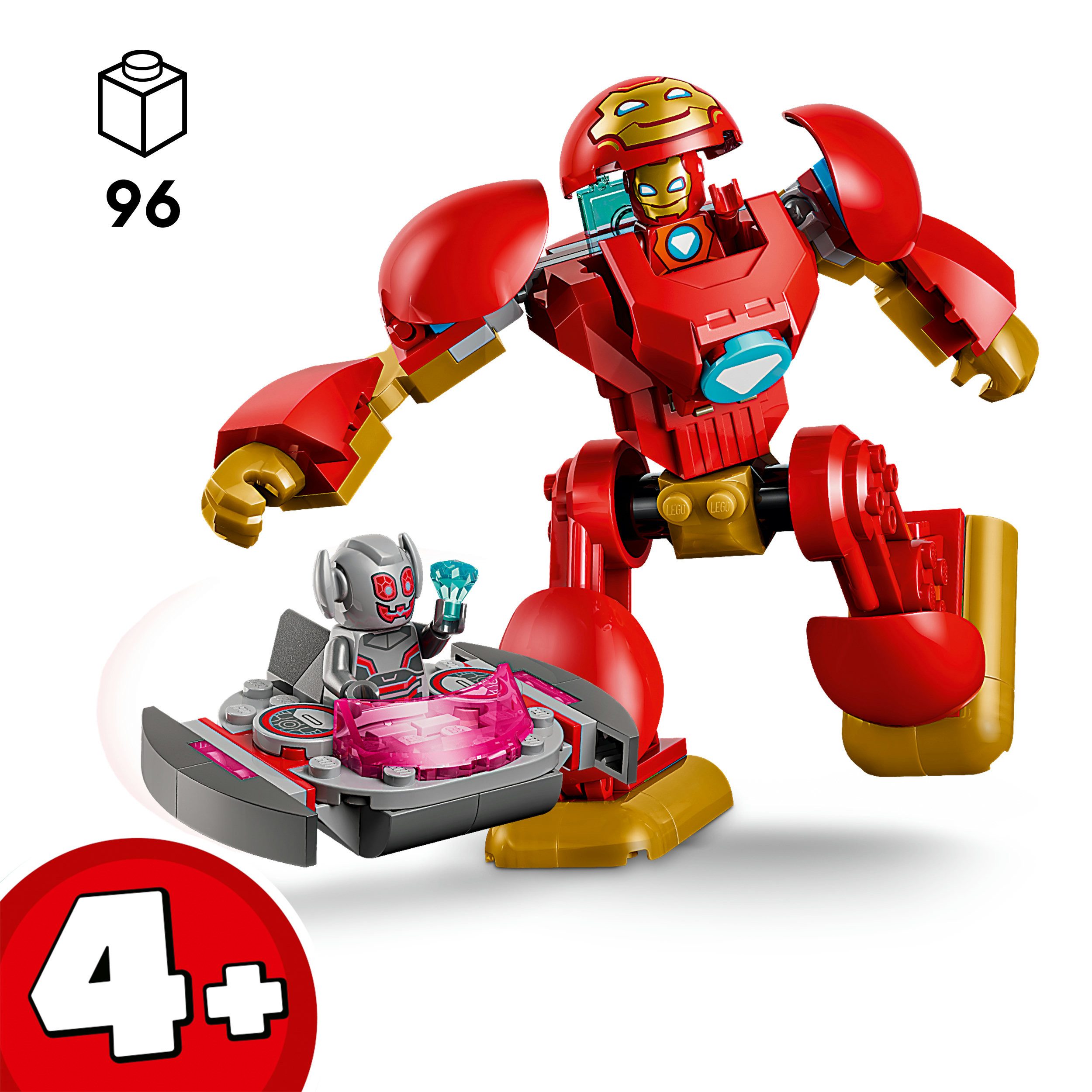 LEGO® Ultron vs. Iron Man (11209), LEGO Disney Junior Marvel Konstruktionsspielsteine, (96 St), Made in Europe