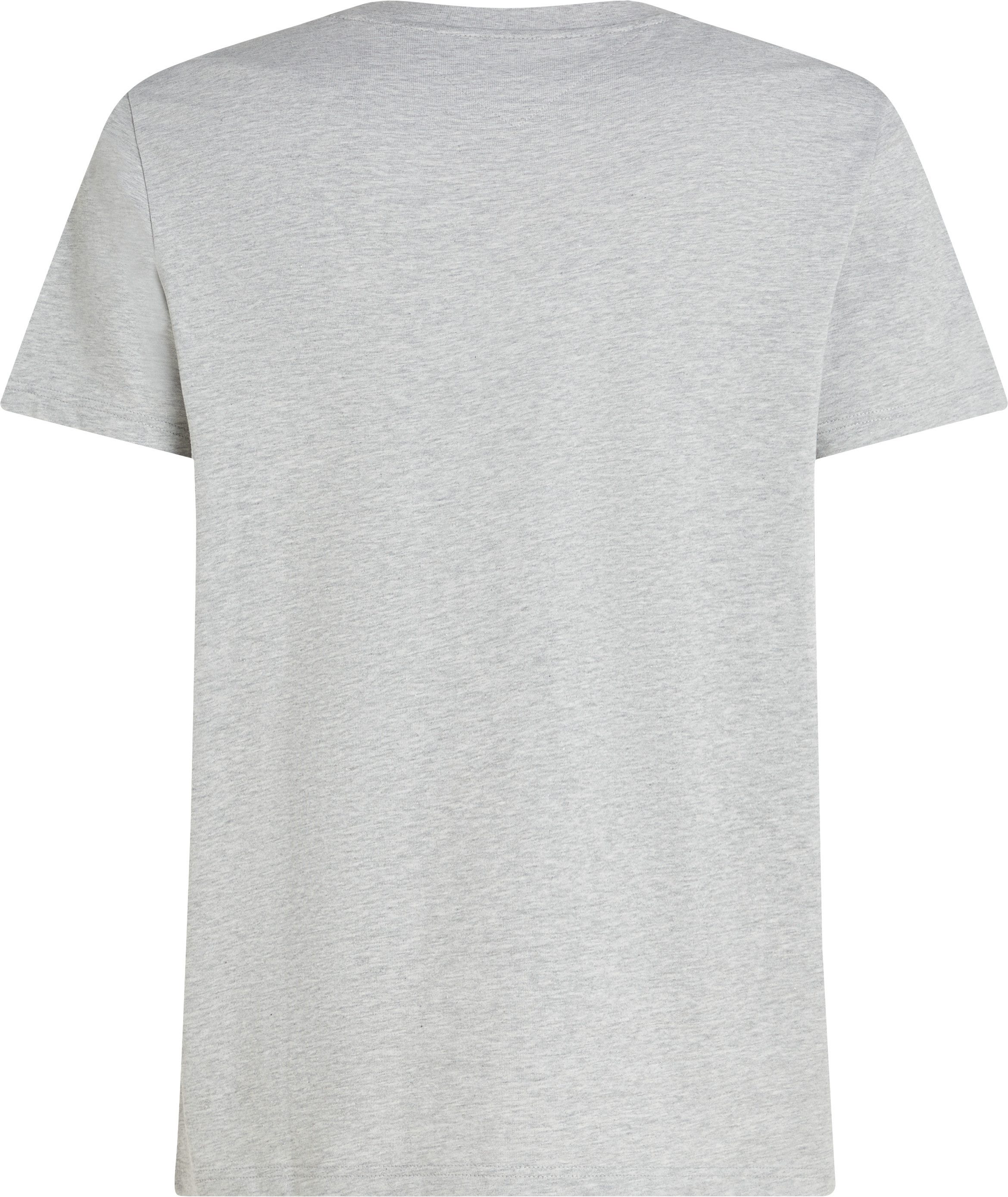 Tommy Hilfiger T-Shirt AMERICANA MONOTYPE FLAG BOX TEE Mit markanter Stickerei