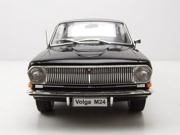 MCG Modellauto GAZ Wolga Volga M24 1967 schwarz graues Interieur Modellauto 1:18 MCG, Maßstab 1:18